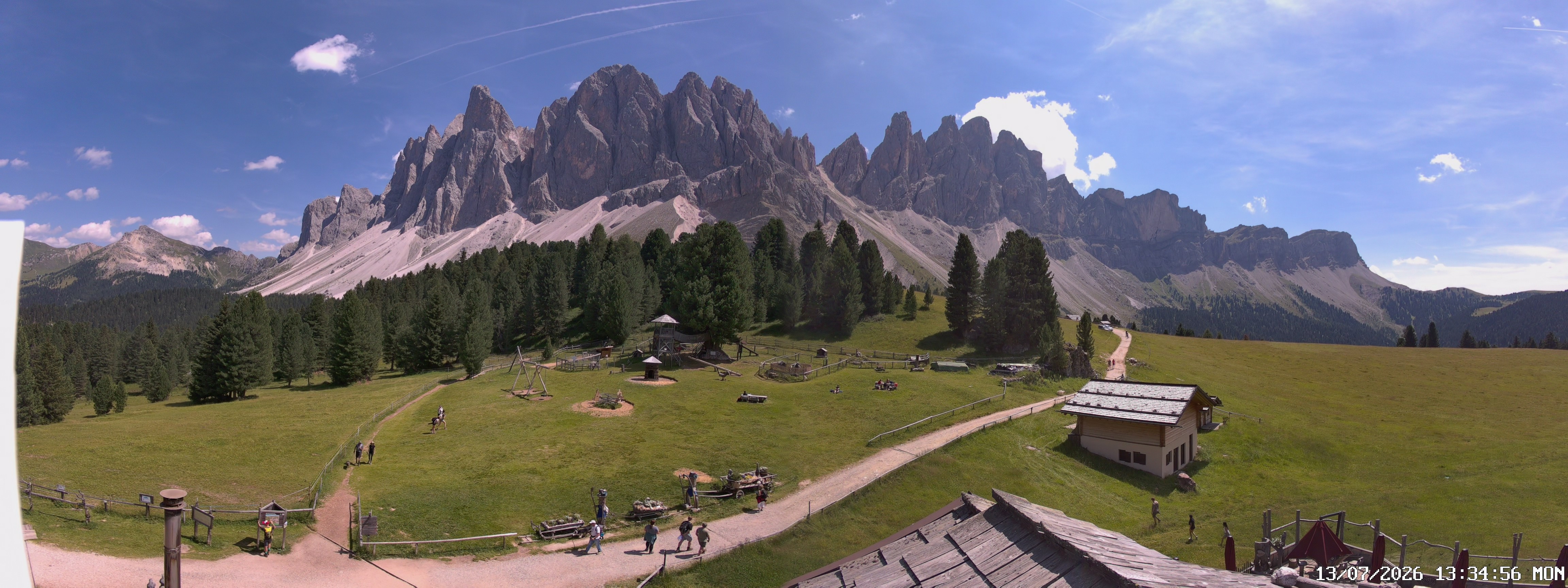 Archiv Foto Webcam Geislerspitzen - Blick von der Geisleralm