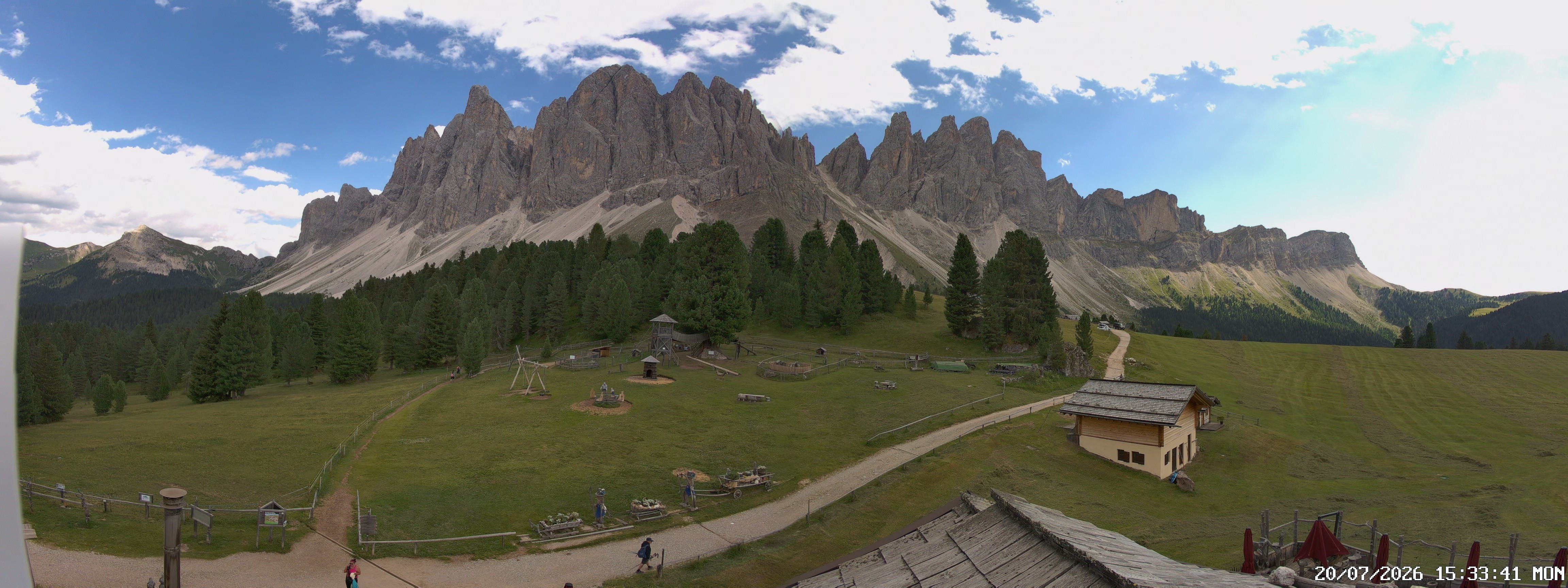 Archiv Foto Webcam Geislerspitzen - Blick von der Geisleralm