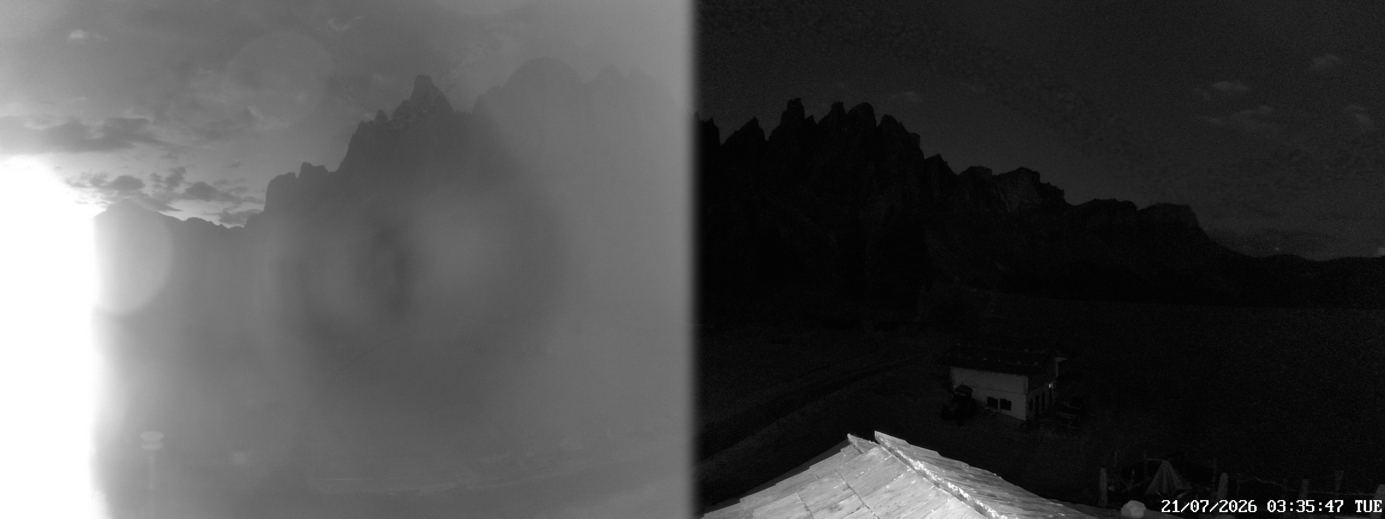 Archiv Foto Webcam Geislerspitzen - Blick von der Geisleralm