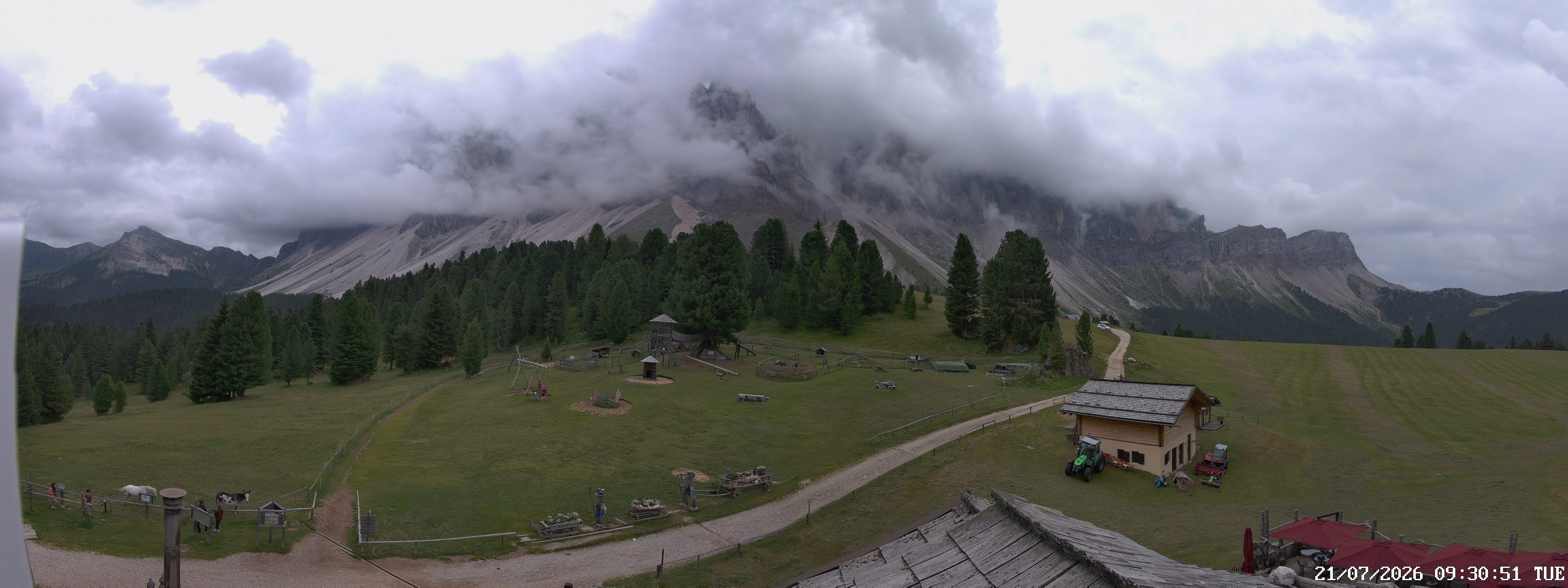 Archiv Foto Webcam Geislerspitzen - Blick von der Geisleralm