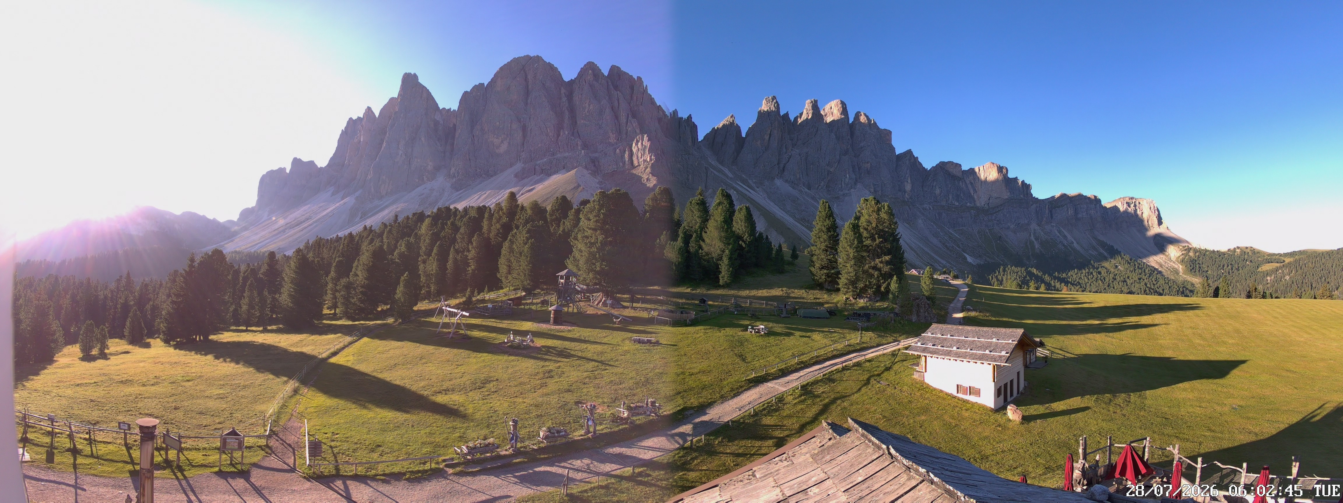 Archiv Foto Webcam Geislerspitzen - Blick von der Geisleralm