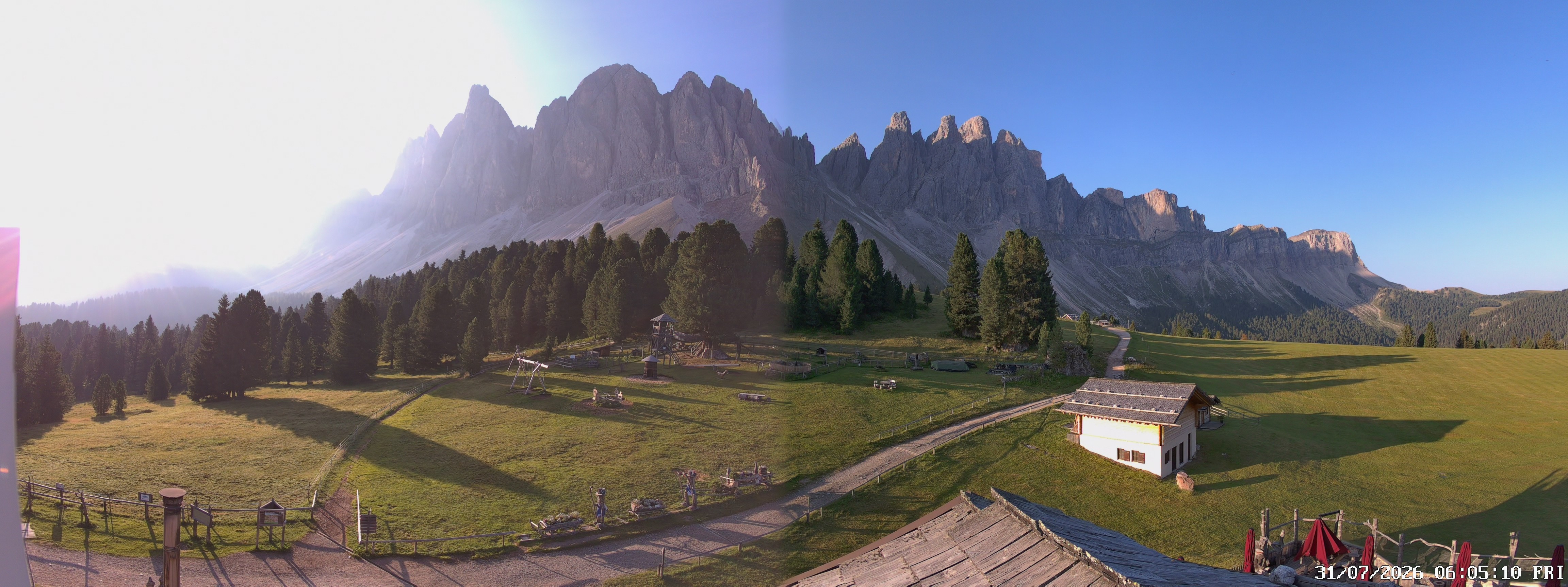 Archiv Foto Webcam Geislerspitzen - Blick von der Geisleralm