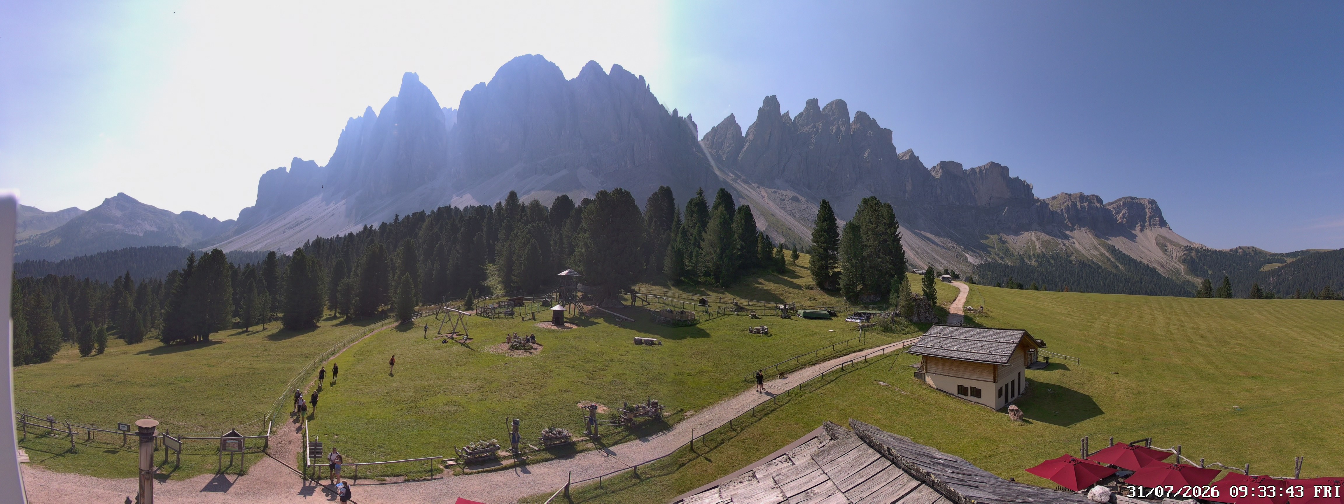 Archiv Foto Webcam Geislerspitzen - Blick von der Geisleralm