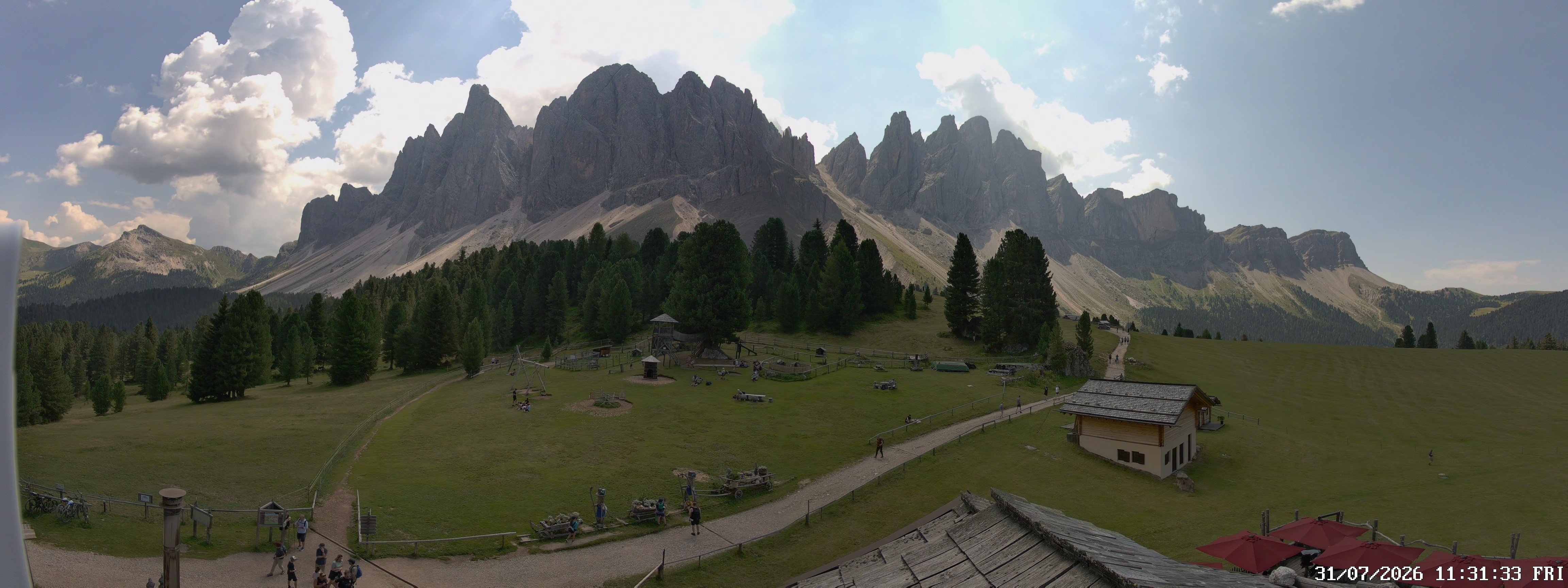 Archiv Foto Webcam Geislerspitzen - Blick von der Geisleralm