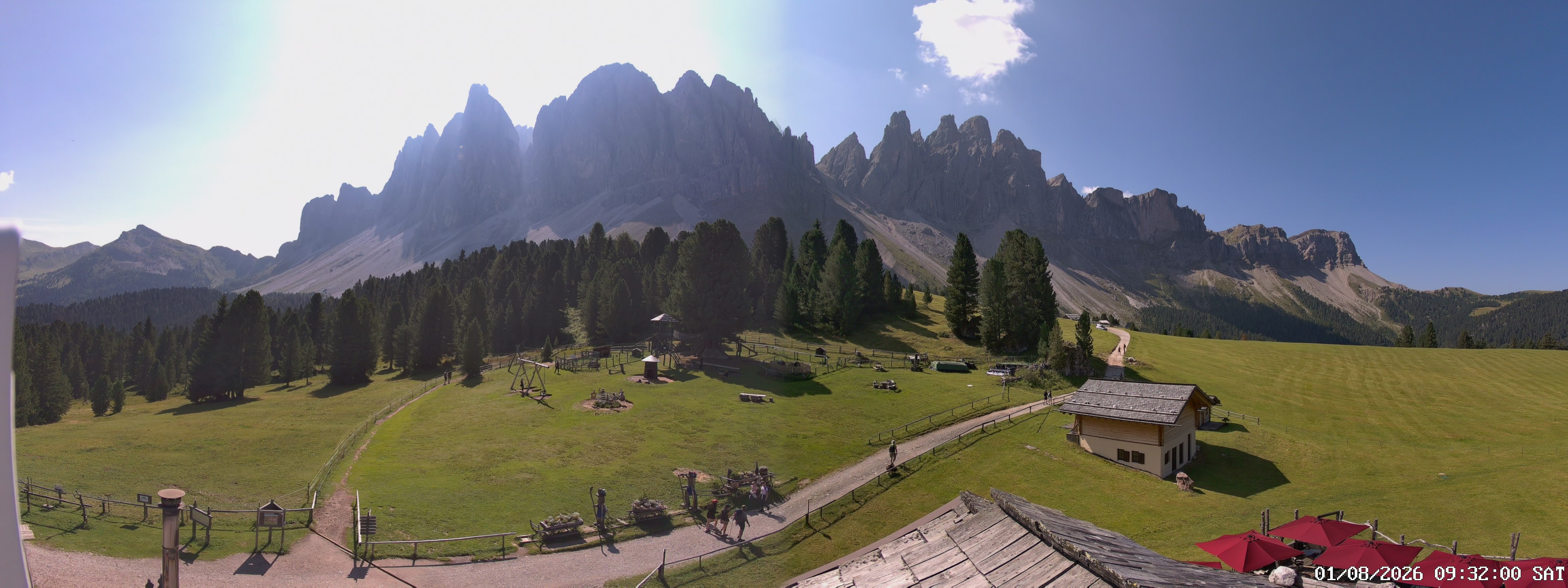 Archiv Foto Webcam Geislerspitzen - Blick von der Geisleralm