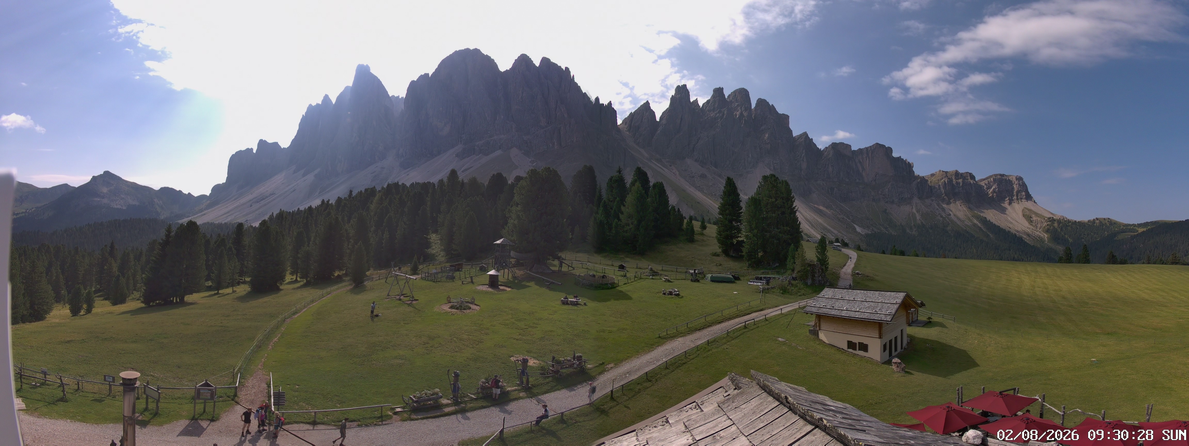 Archiv Foto Webcam Geislerspitzen - Blick von der Geisleralm