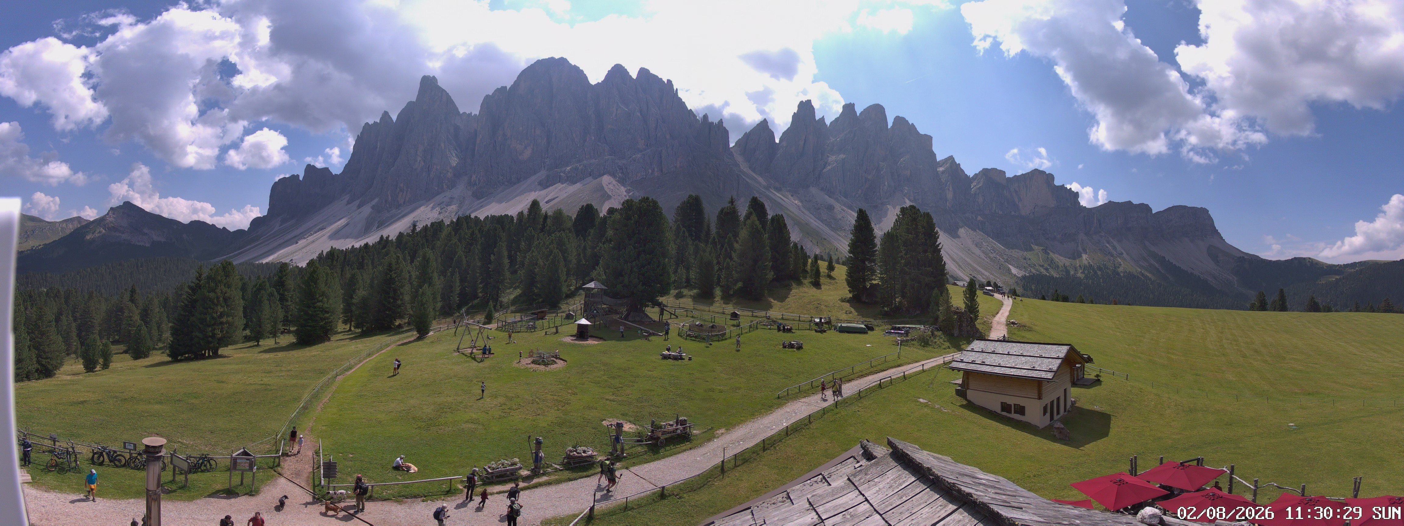 Archiv Foto Webcam Geislerspitzen - Blick von der Geisleralm