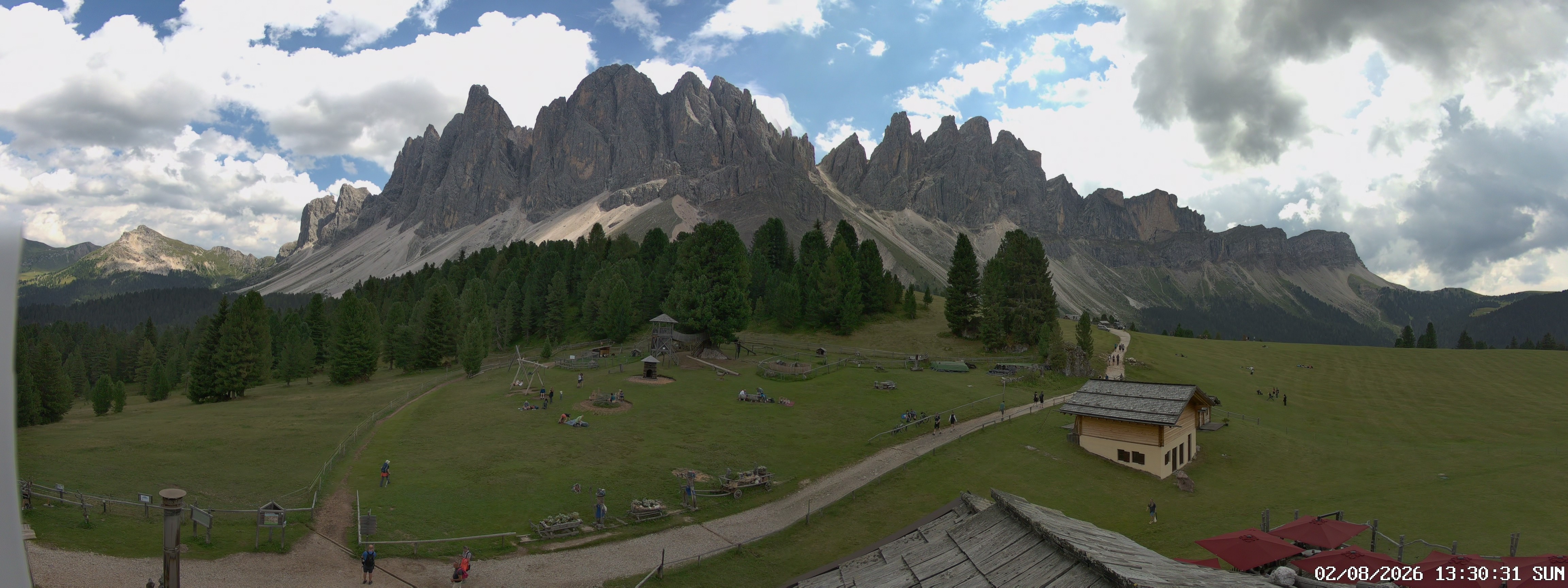 Archiv Foto Webcam Geislerspitzen - Blick von der Geisleralm