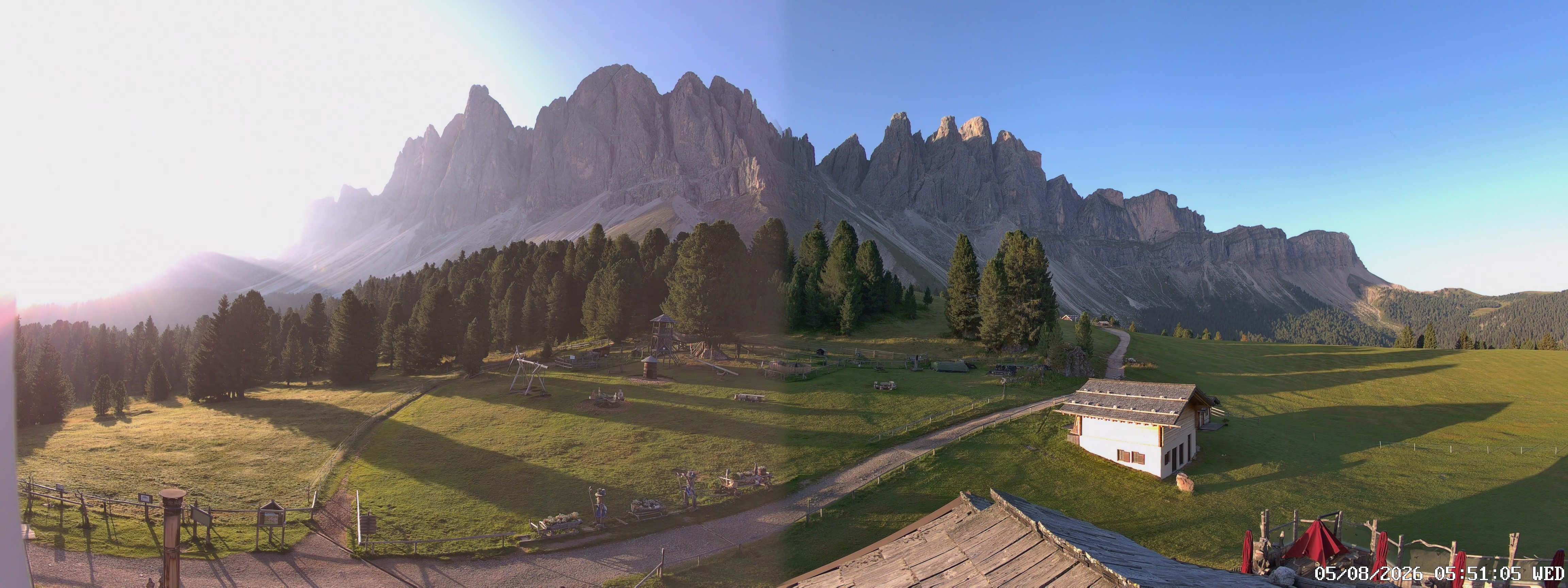 Archiv Foto Webcam Geislerspitzen - Blick von der Geisleralm