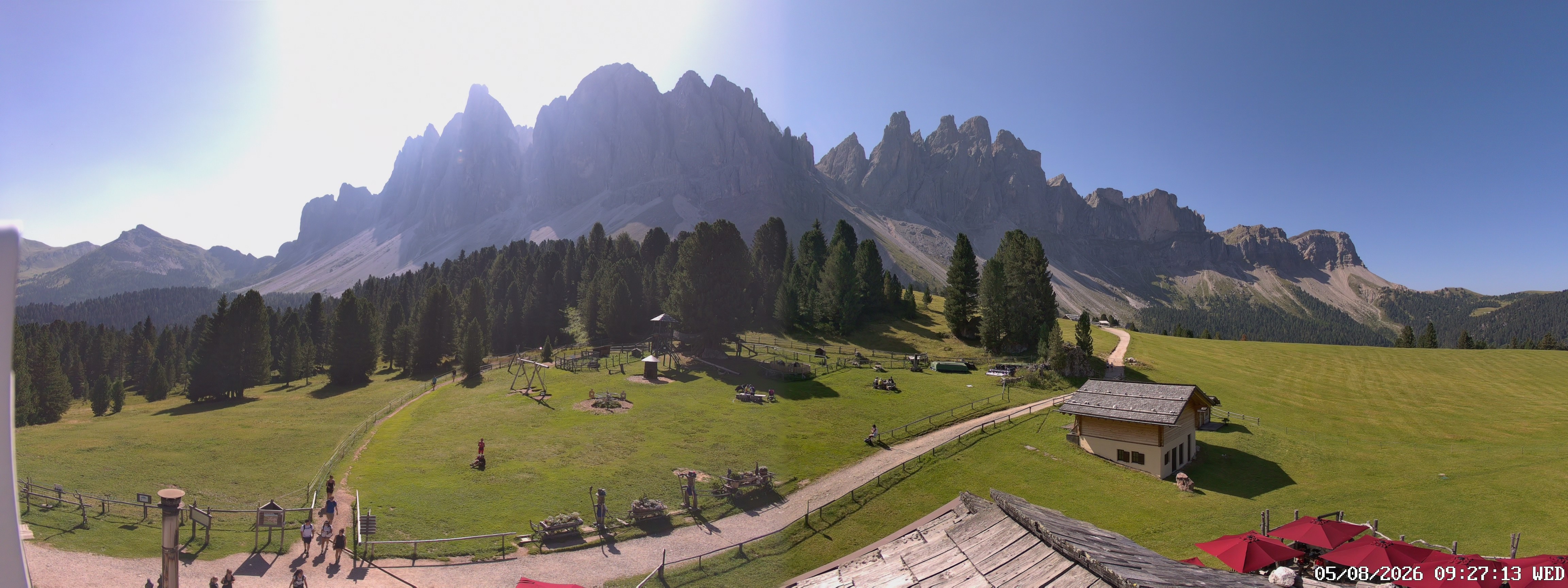 Archiv Foto Webcam Geislerspitzen - Blick von der Geisleralm