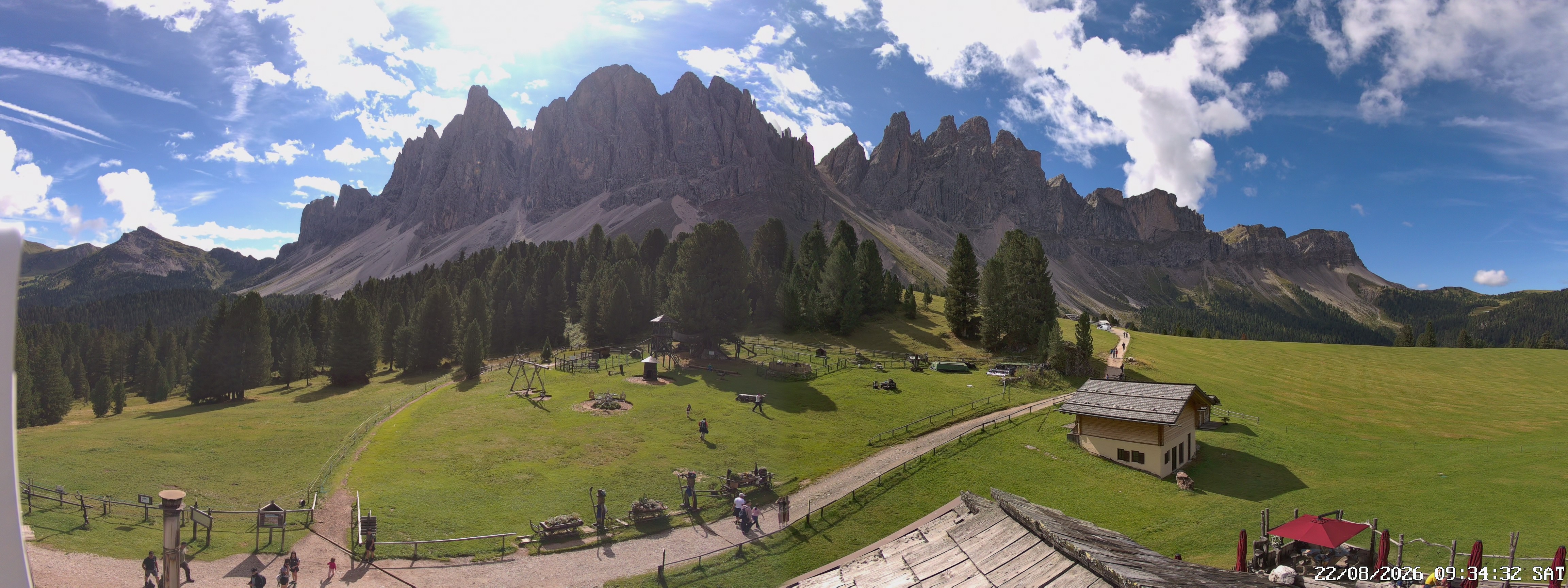 Archiv Foto Webcam Geislerspitzen - Blick von der Geisleralm
