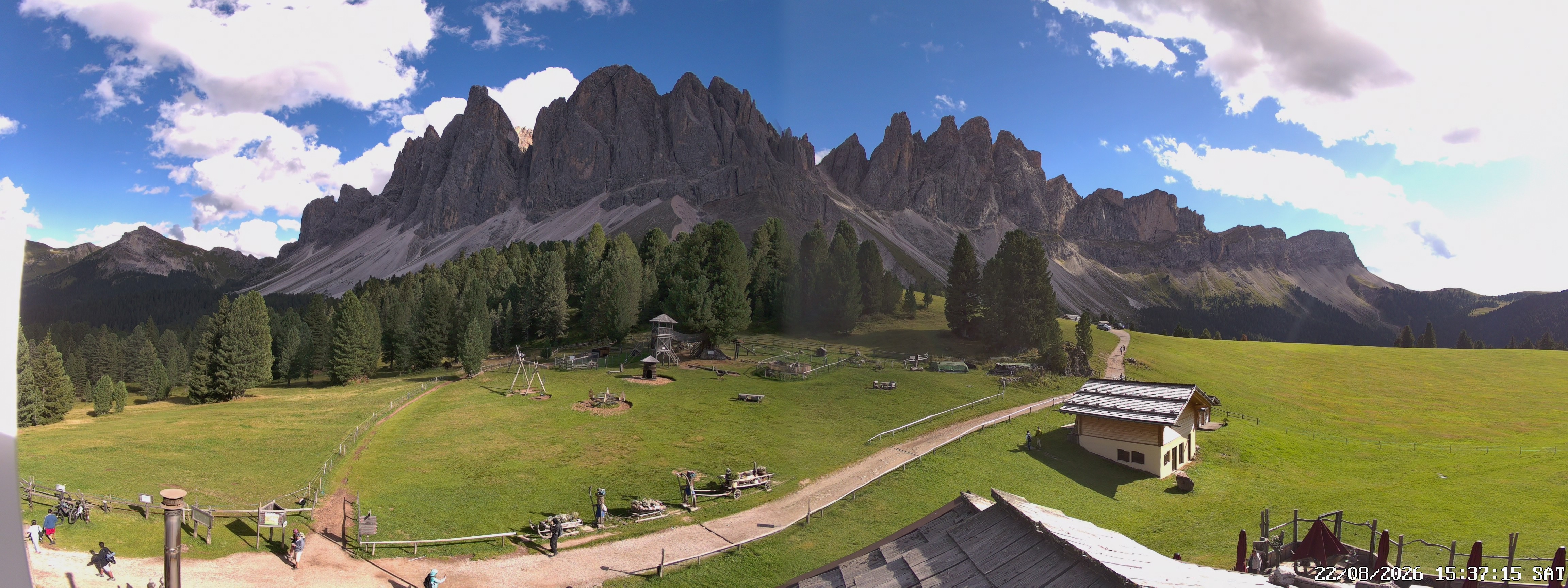 Archiv Foto Webcam Geislerspitzen - Blick von der Geisleralm