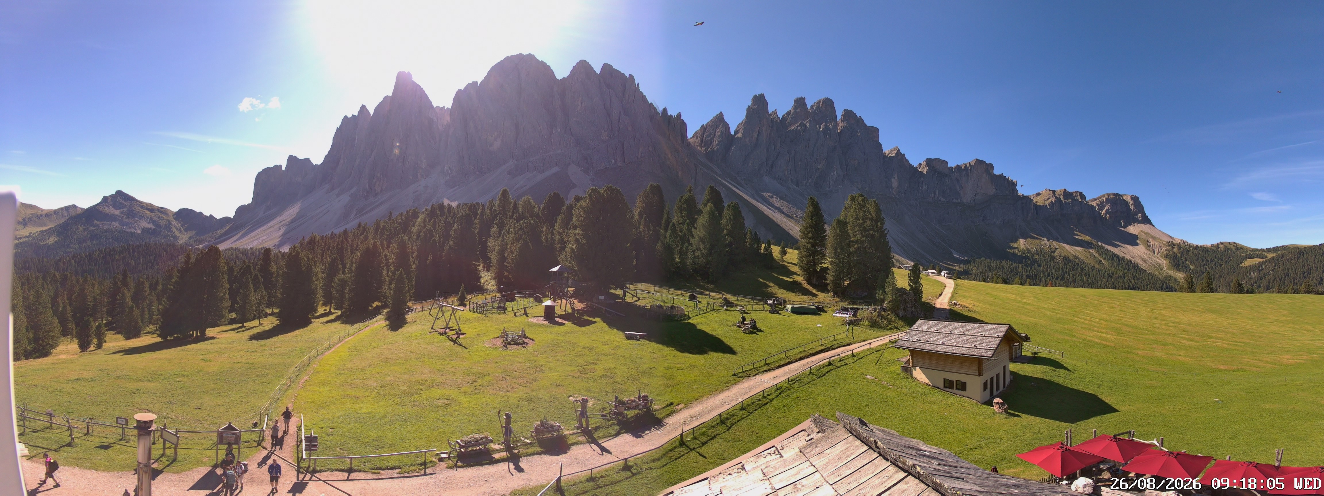 Archiv Foto Webcam Geislerspitzen - Blick von der Geisleralm
