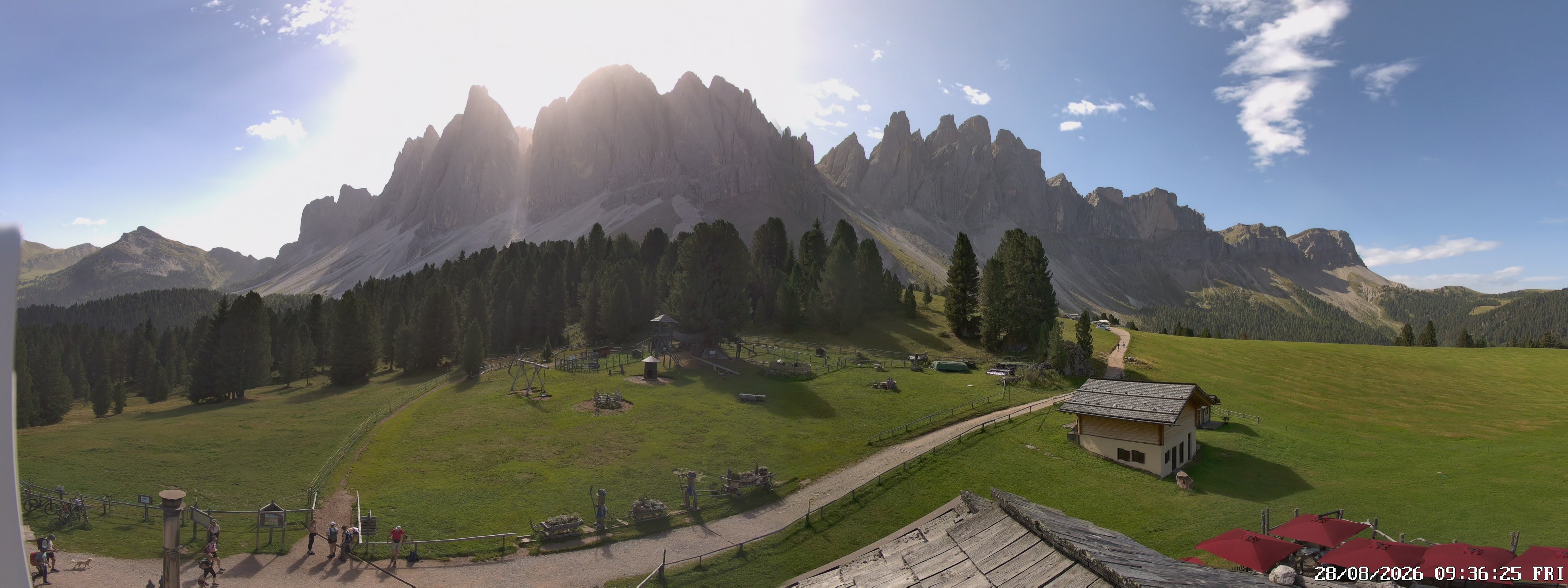 Archiv Foto Webcam Geislerspitzen - Blick von der Geisleralm