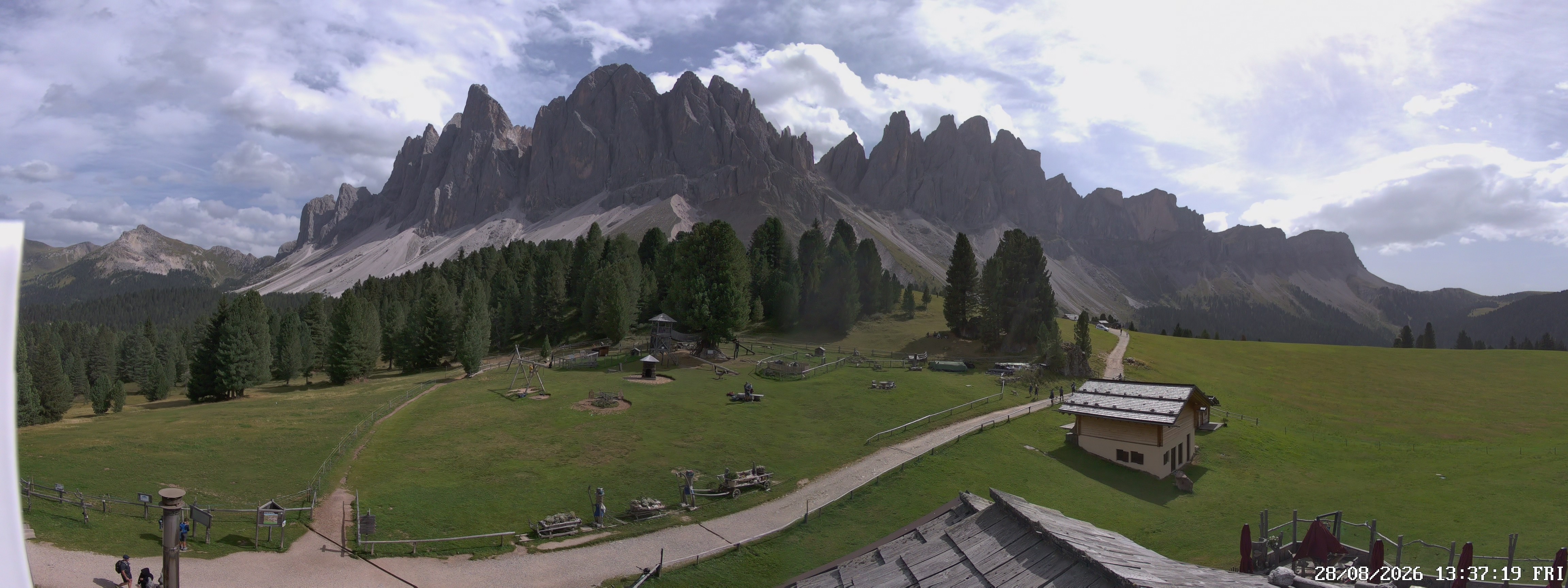 Archiv Foto Webcam Geislerspitzen - Blick von der Geisleralm