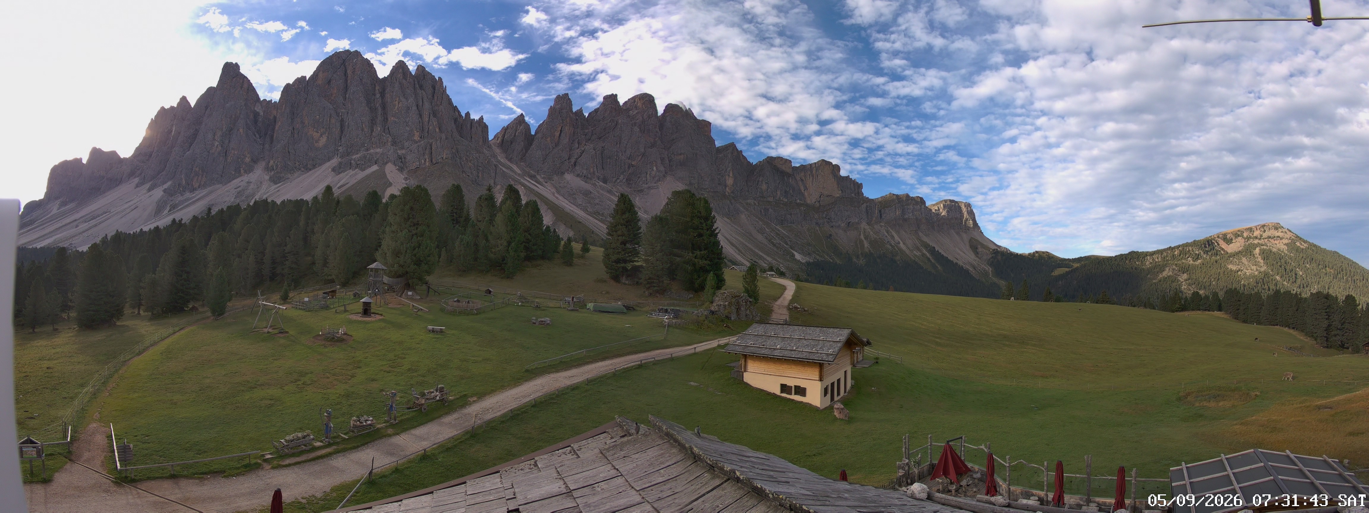 Archiv Foto Webcam Geislerspitzen - Blick von der Geisleralm