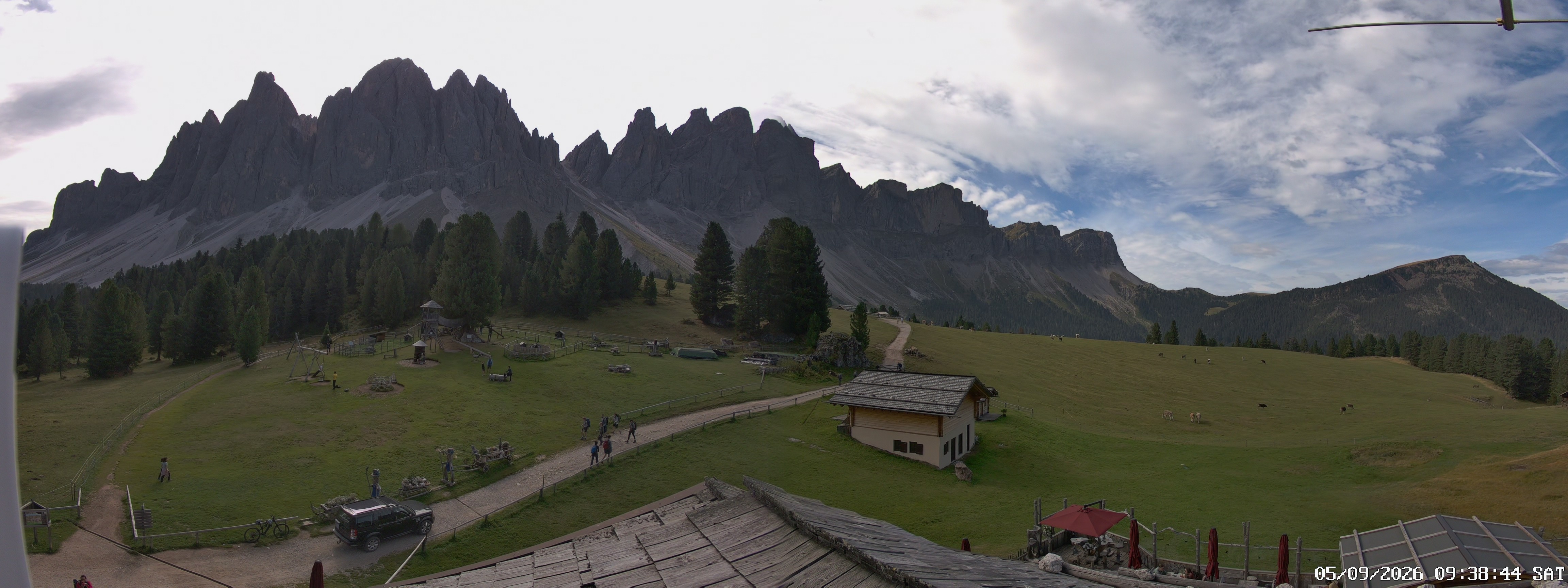 Archiv Foto Webcam Geislerspitzen - Blick von der Geisleralm