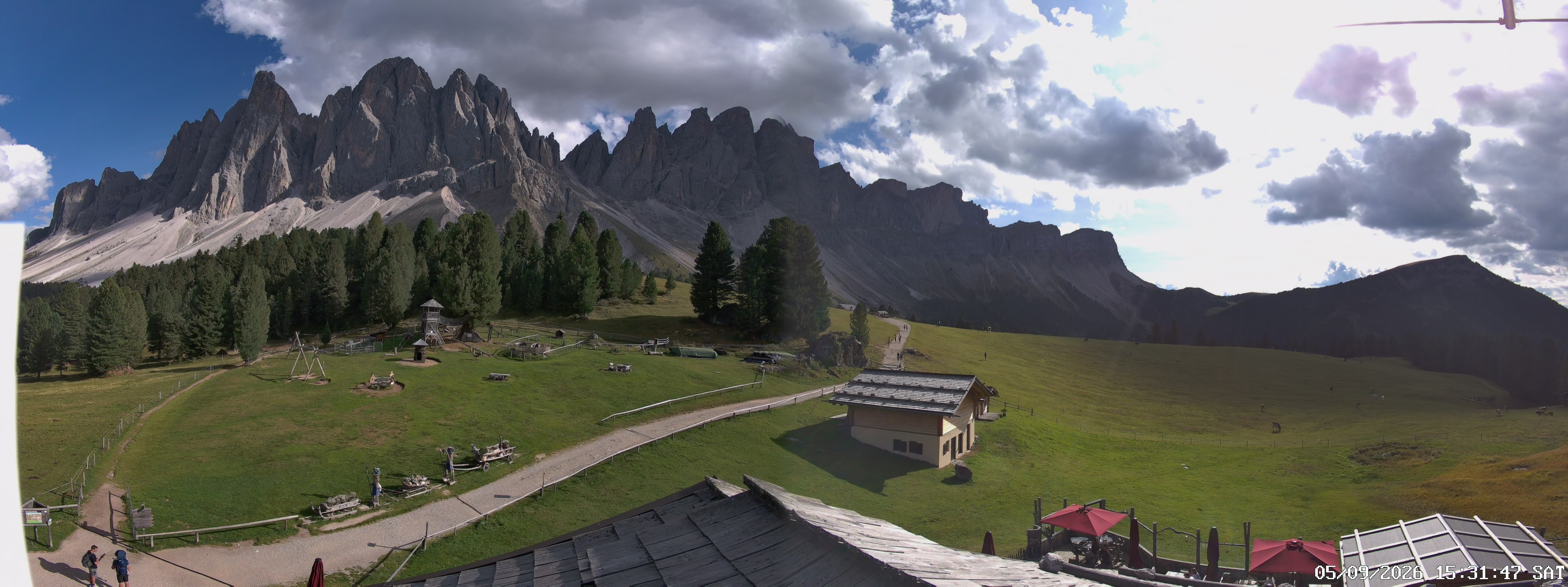 Archiv Foto Webcam Geislerspitzen - Blick von der Geisleralm