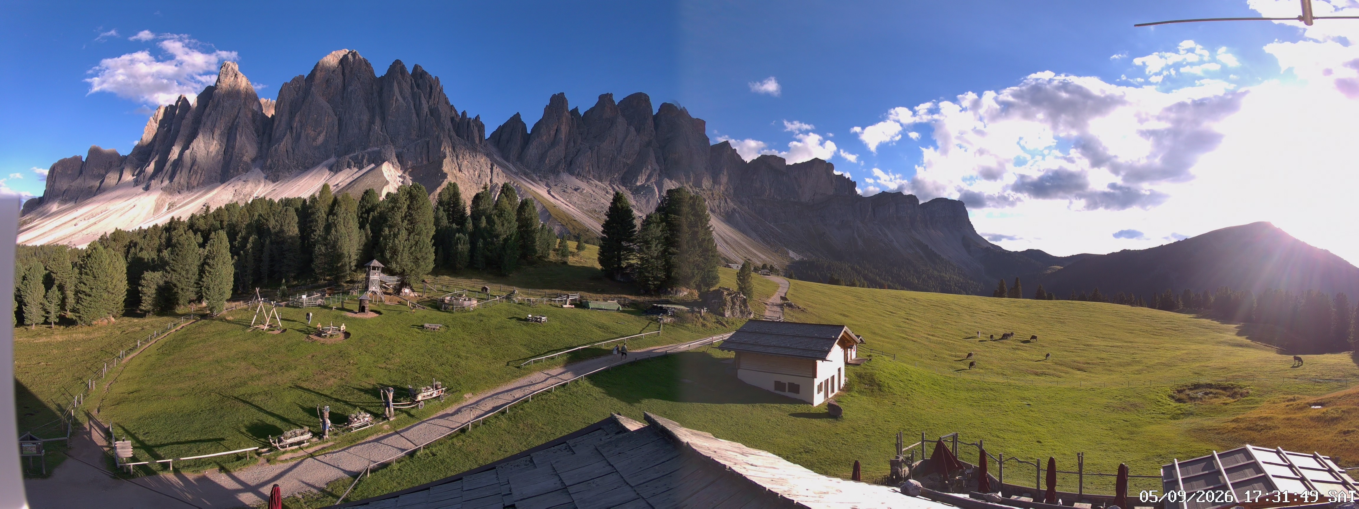 Archiv Foto Webcam Geislerspitzen - Blick von der Geisleralm