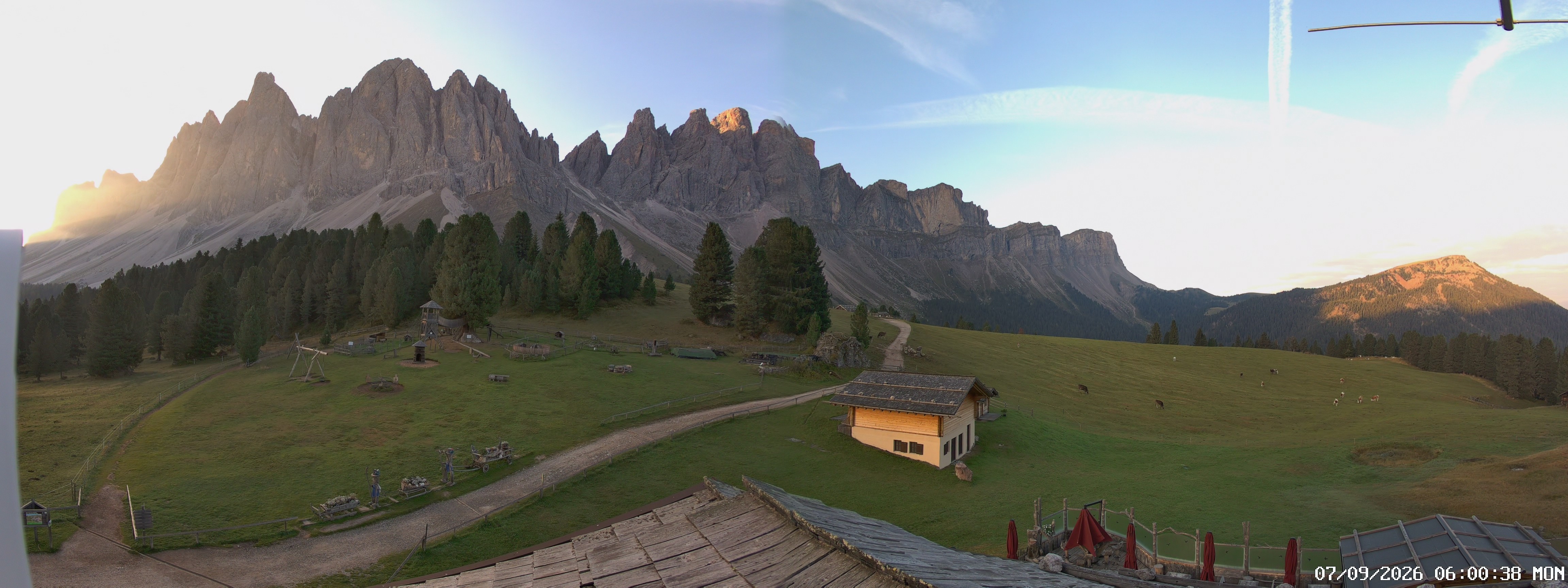 Archiv Foto Webcam Geislerspitzen - Blick von der Geisleralm