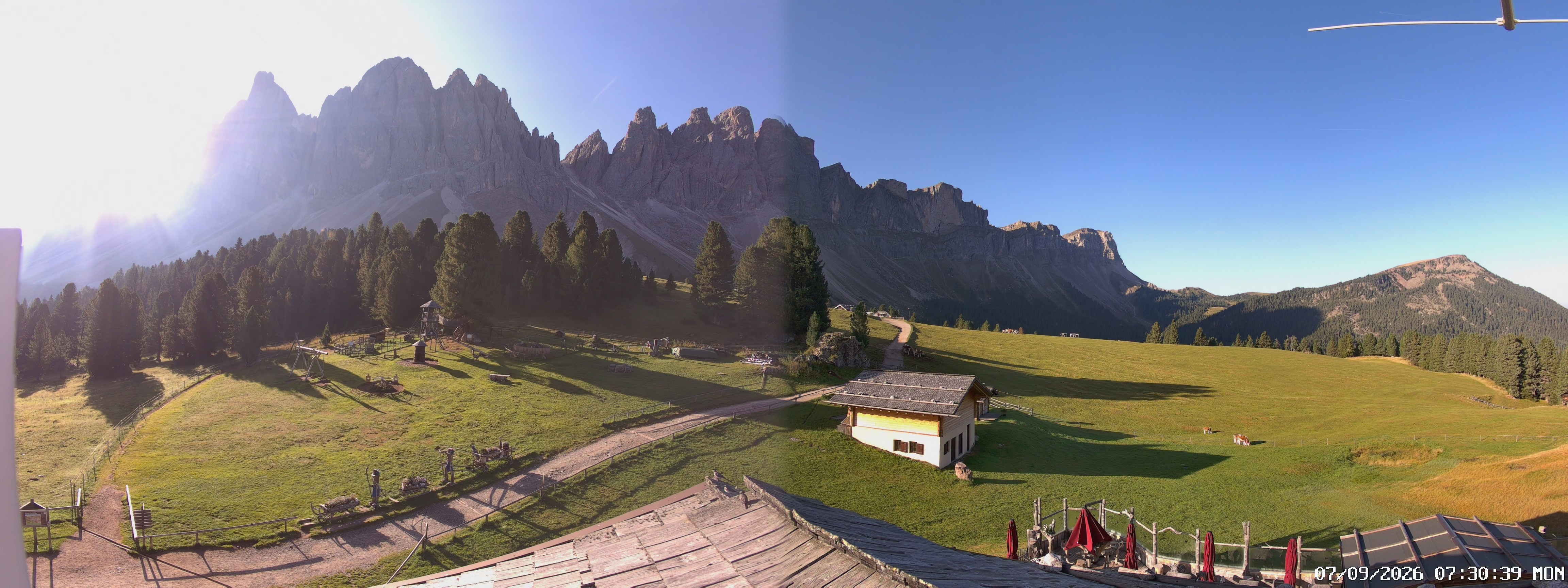 Archiv Foto Webcam Geislerspitzen - Blick von der Geisleralm