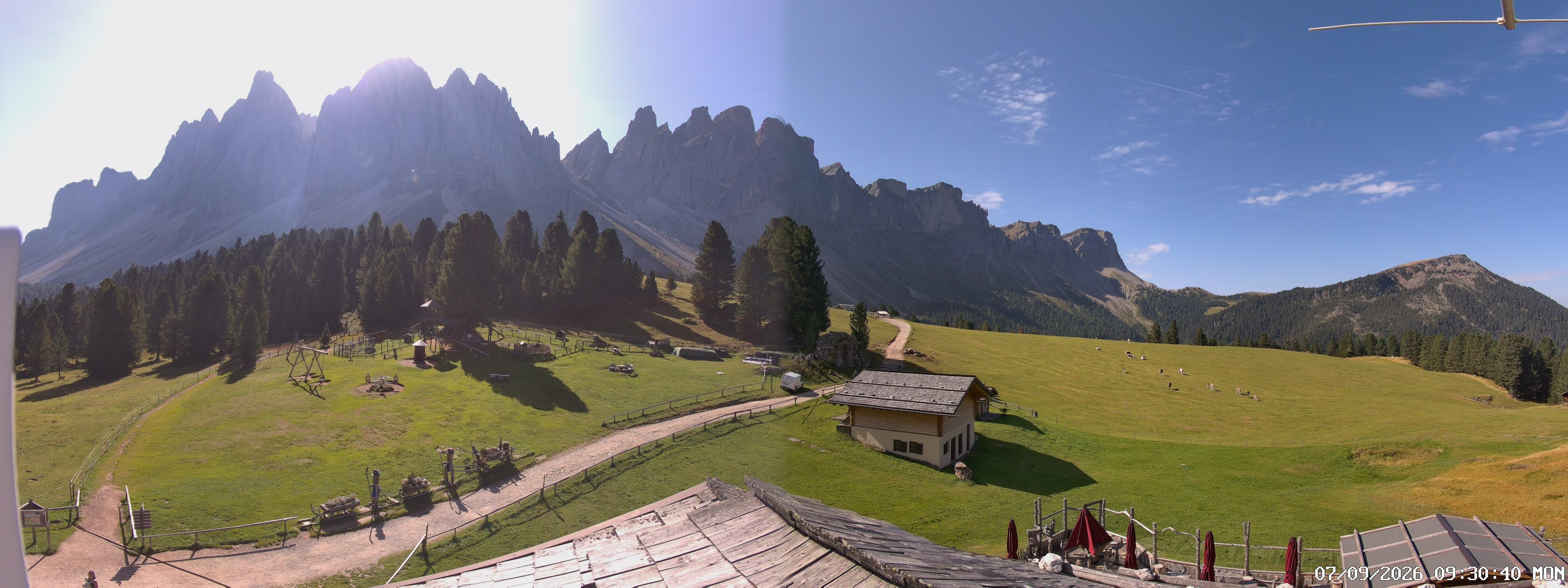 Archiv Foto Webcam Geislerspitzen - Blick von der Geisleralm