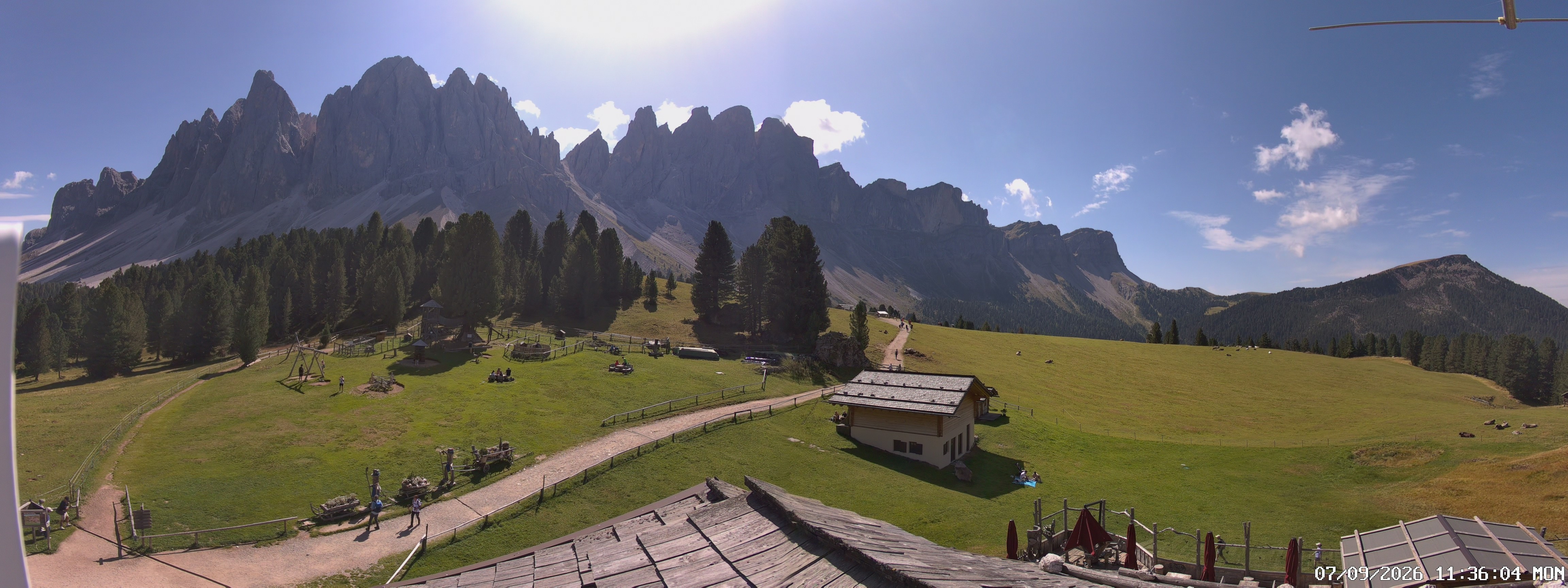 Archiv Foto Webcam Geislerspitzen - Blick von der Geisleralm