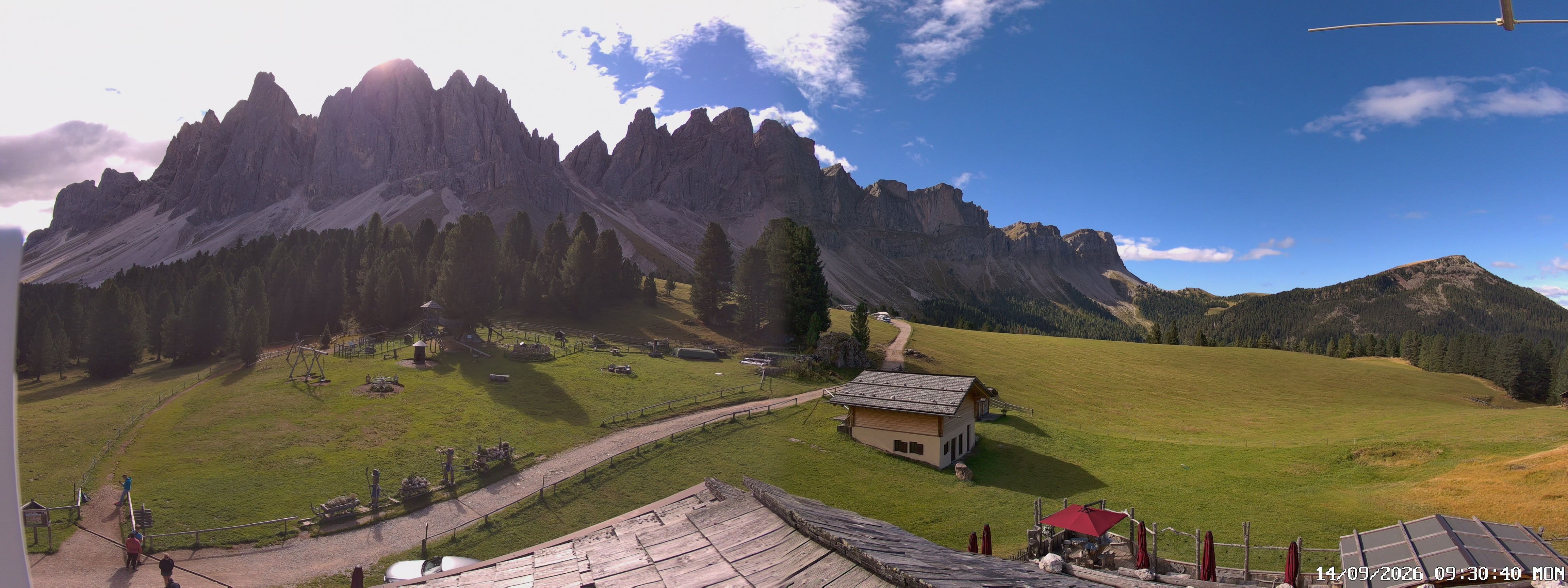 Archiv Foto Webcam Geislerspitzen - Blick von der Geisleralm
