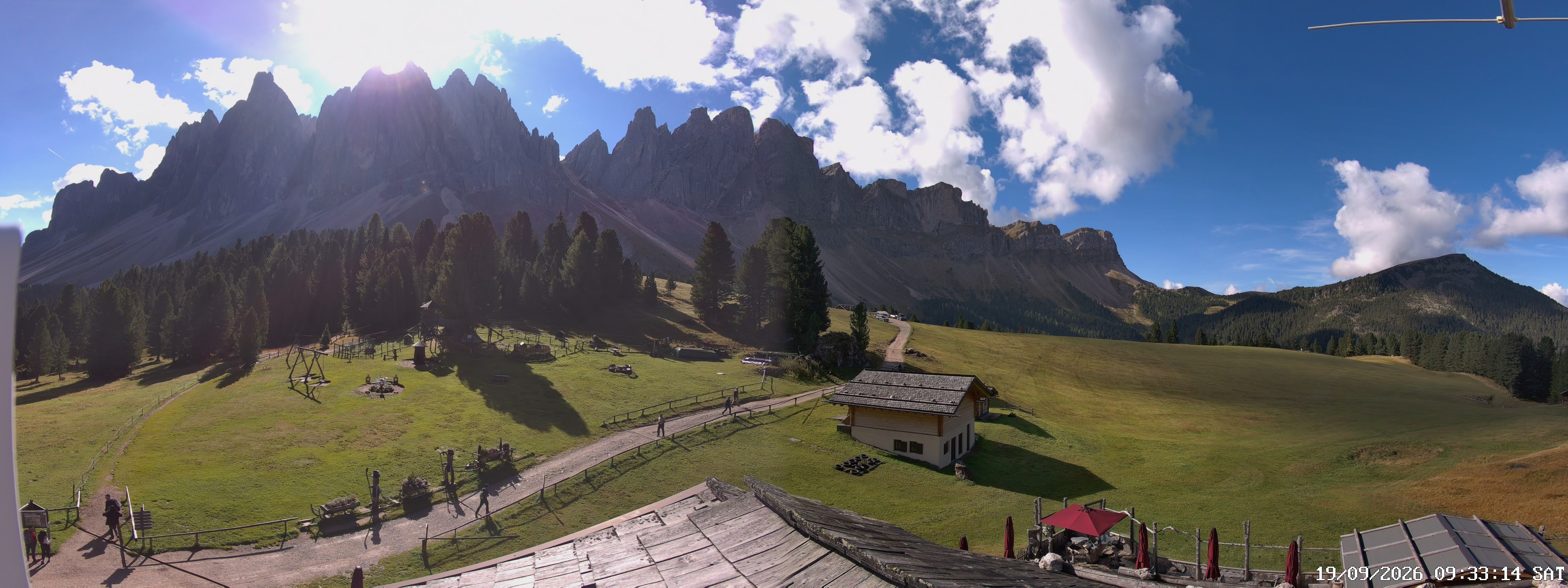 Archiv Foto Webcam Geislerspitzen - Blick von der Geisleralm