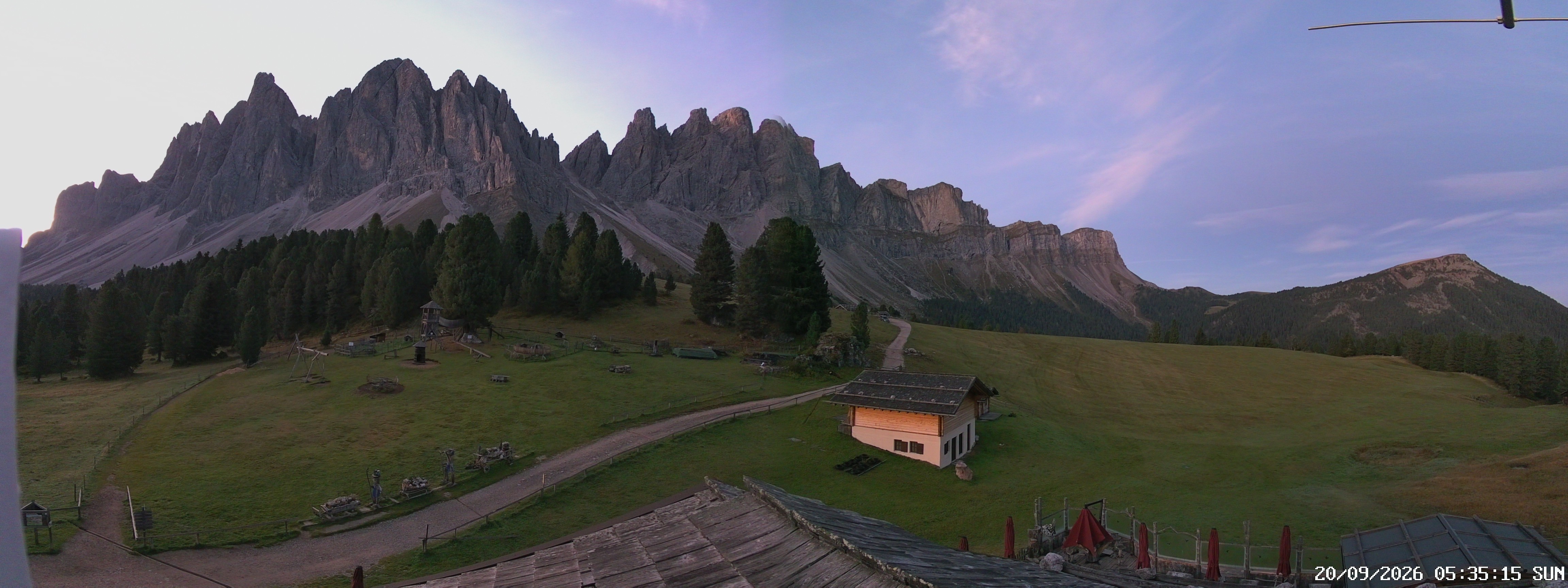 Archiv Foto Webcam Geislerspitzen - Blick von der Geisleralm