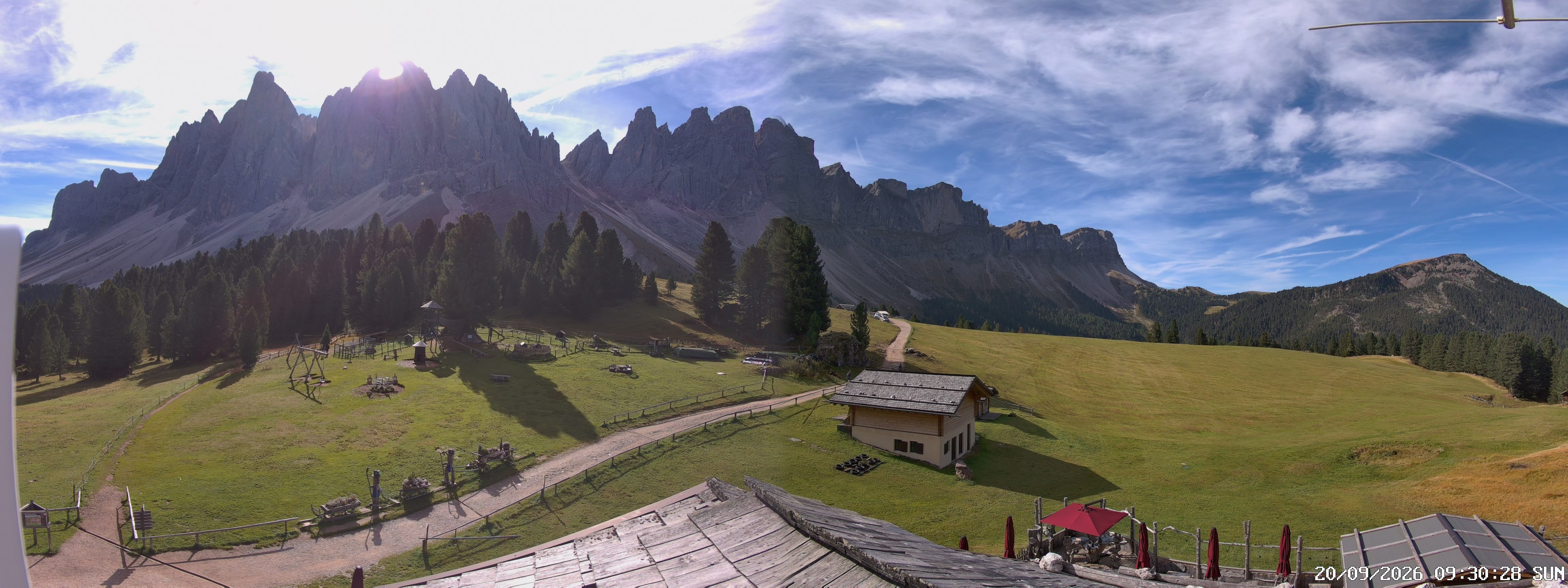 Archiv Foto Webcam Geislerspitzen - Blick von der Geisleralm