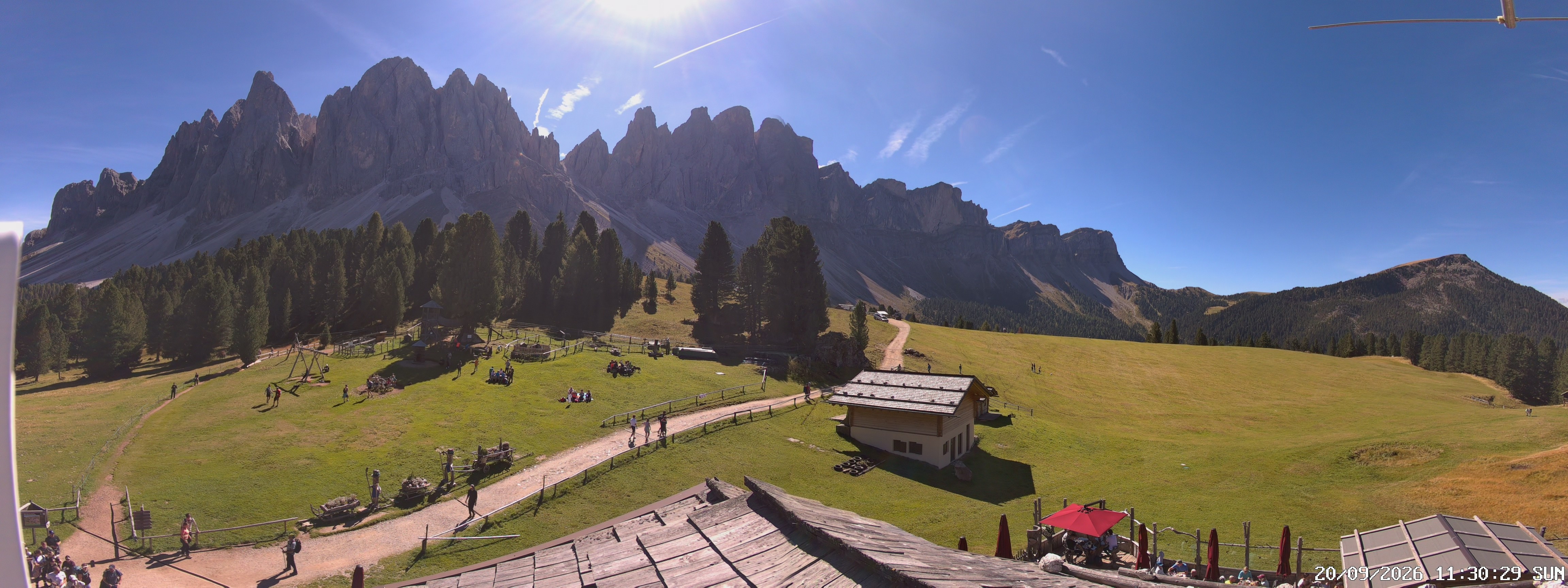 Archiv Foto Webcam Geislerspitzen - Blick von der Geisleralm