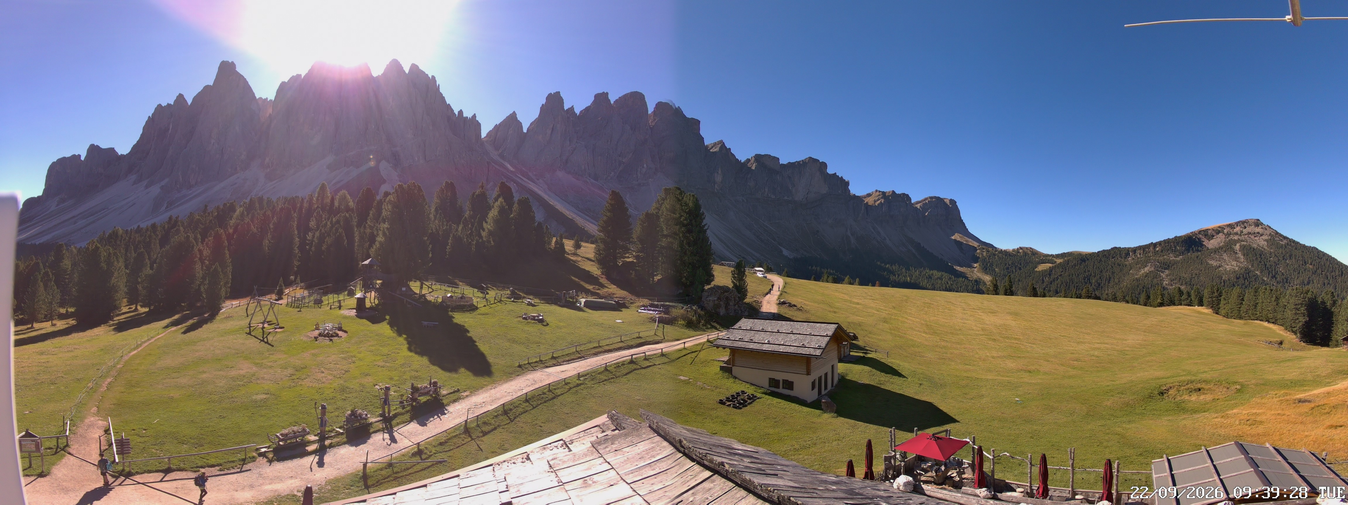 Archiv Foto Webcam Geislerspitzen - Blick von der Geisleralm
