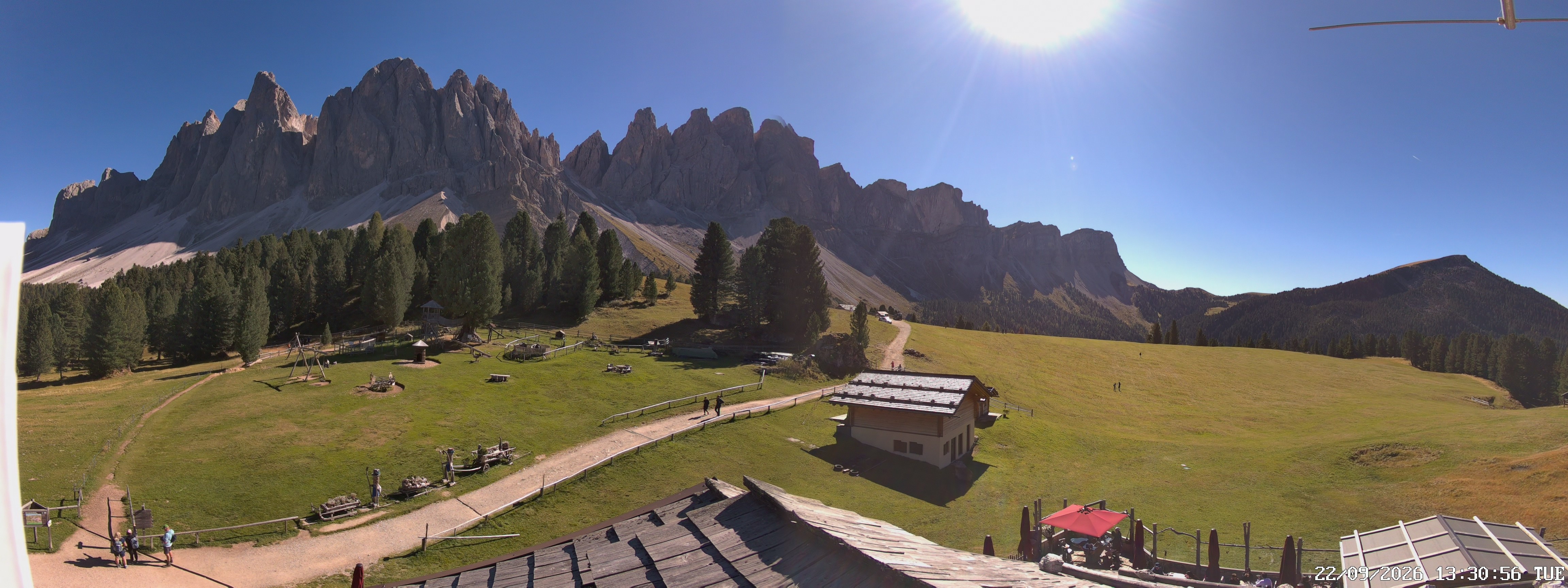Archiv Foto Webcam Geislerspitzen - Blick von der Geisleralm