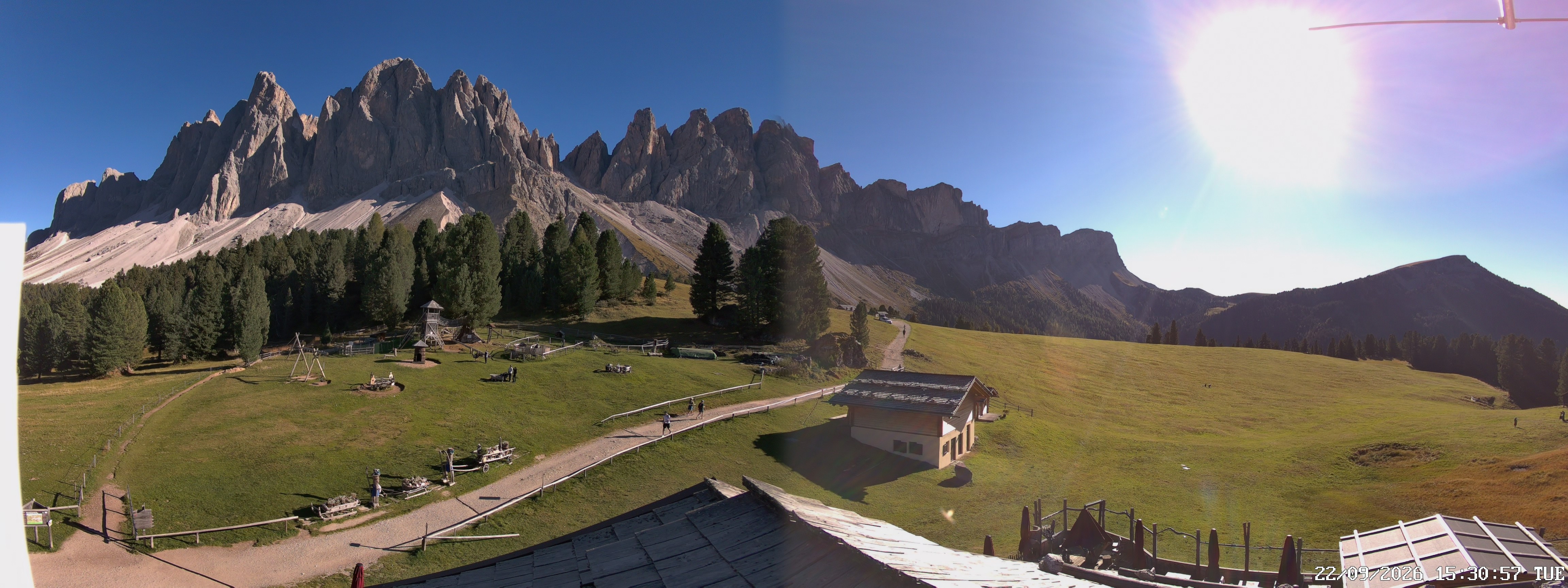 Archiv Foto Webcam Geislerspitzen - Blick von der Geisleralm