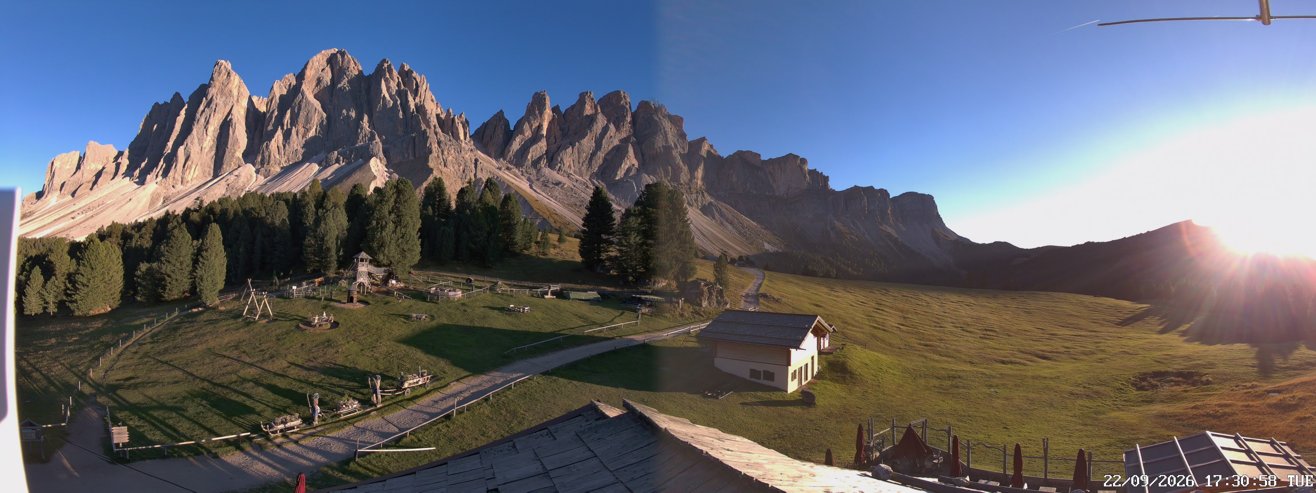 Archiv Foto Webcam Geislerspitzen - Blick von der Geisleralm