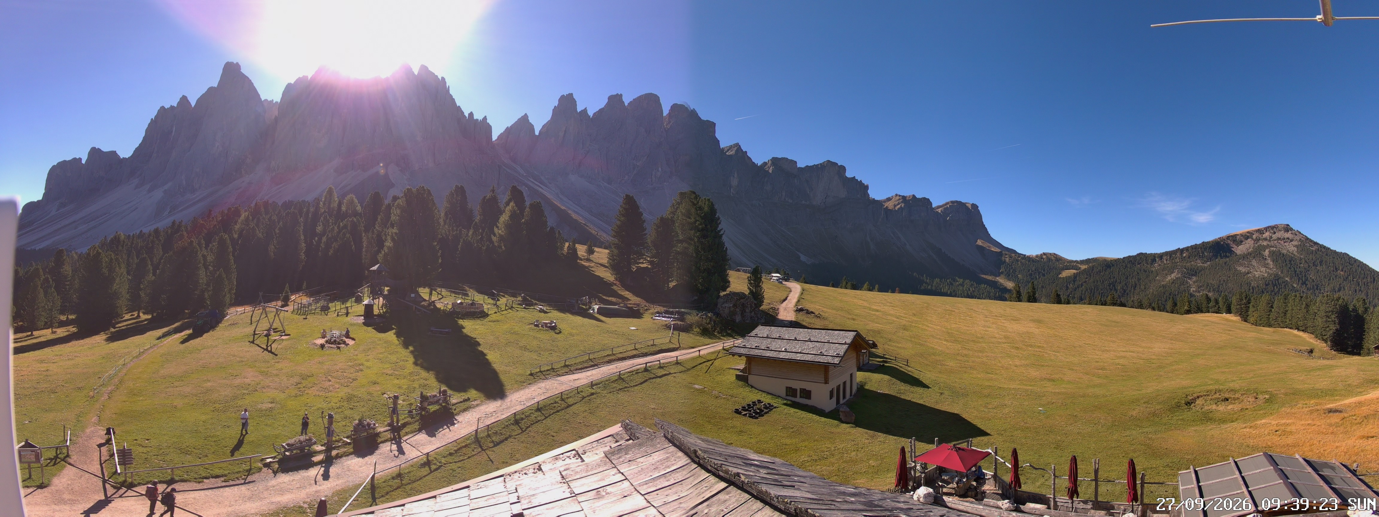 Archiv Foto Webcam Geislerspitzen - Blick von der Geisleralm
