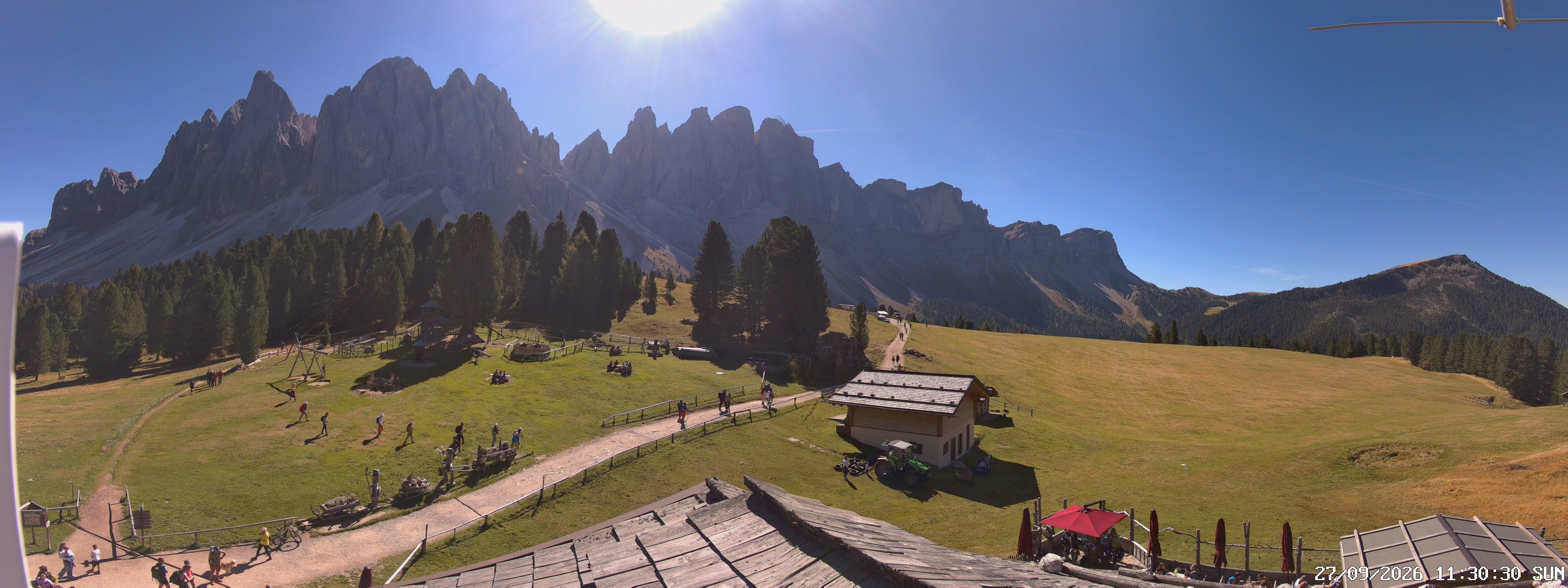 Archiv Foto Webcam Geislerspitzen - Blick von der Geisleralm