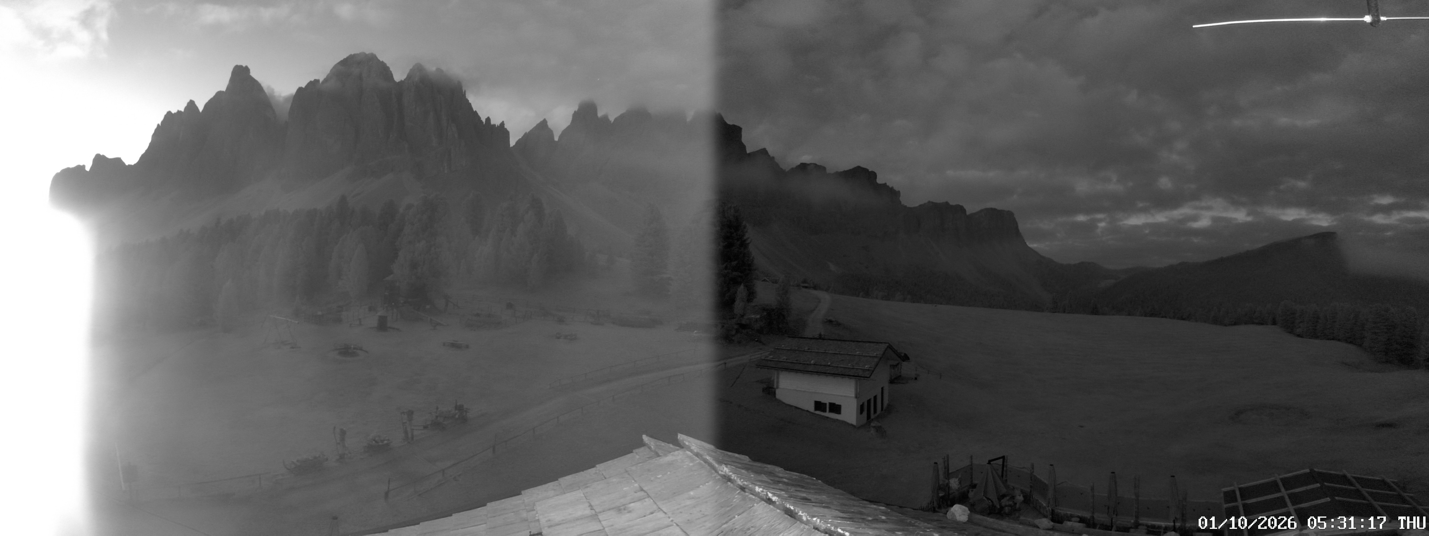 Archiv Foto Webcam Geislerspitzen - Blick von der Geisleralm