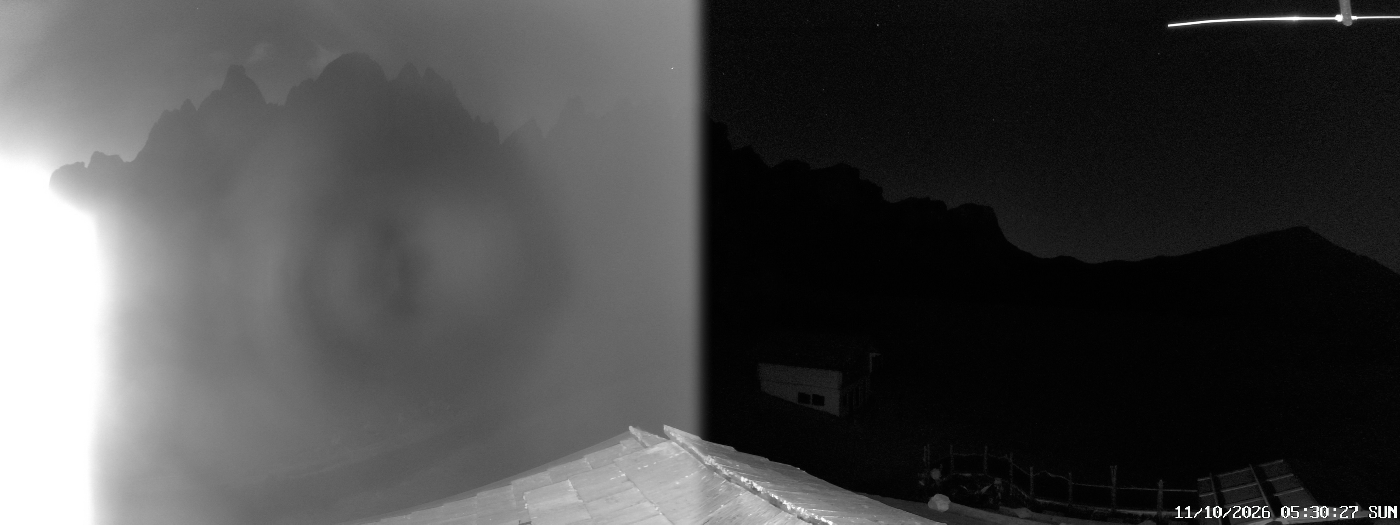 Archived image Webcam Mountain Hut Geisleralm - View to Geislerspitzen