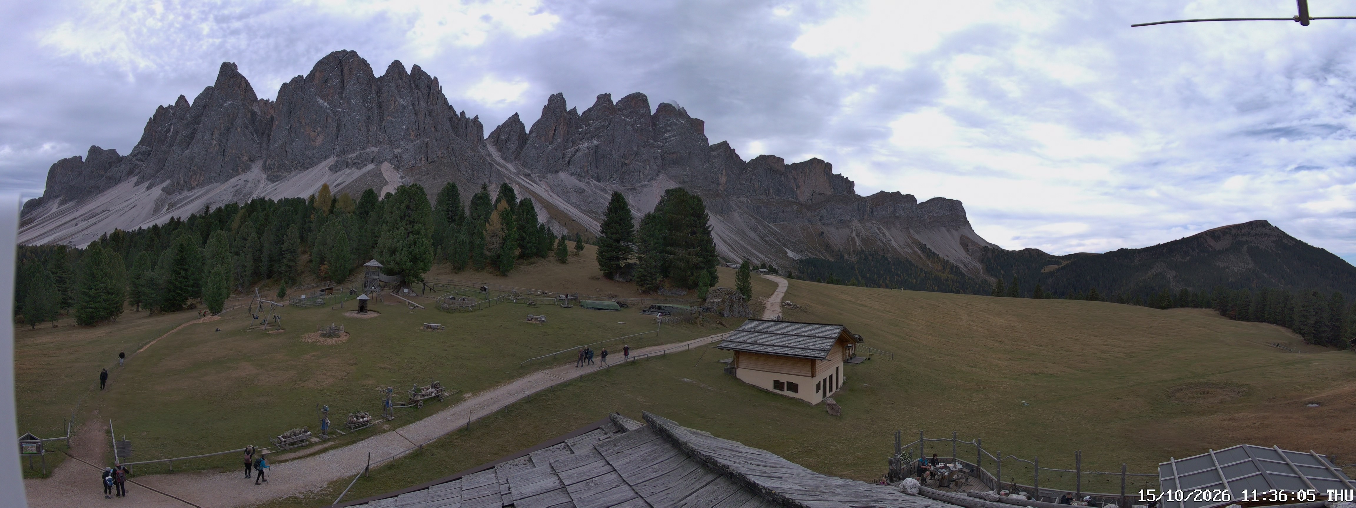 Archiv Foto Webcam Geislerspitzen - Blick von der Geisleralm