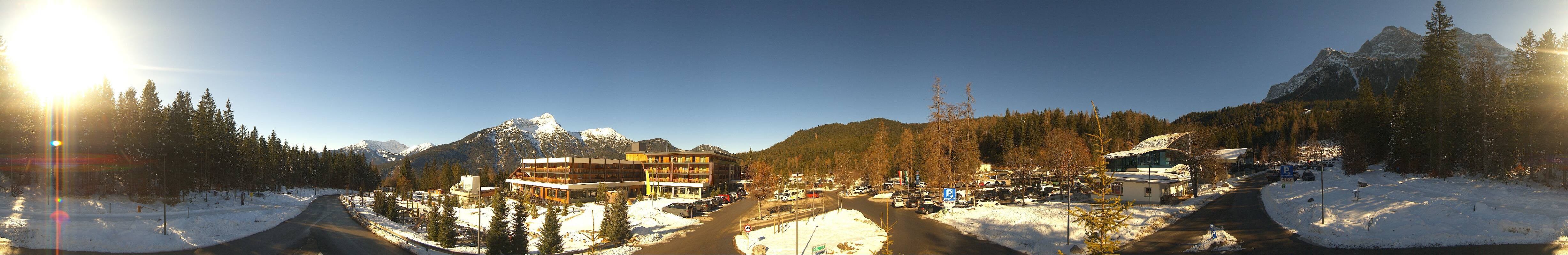 Archiv Foto Webcam Tiroler Zugspitzbahn: Talstation in Ehrwald