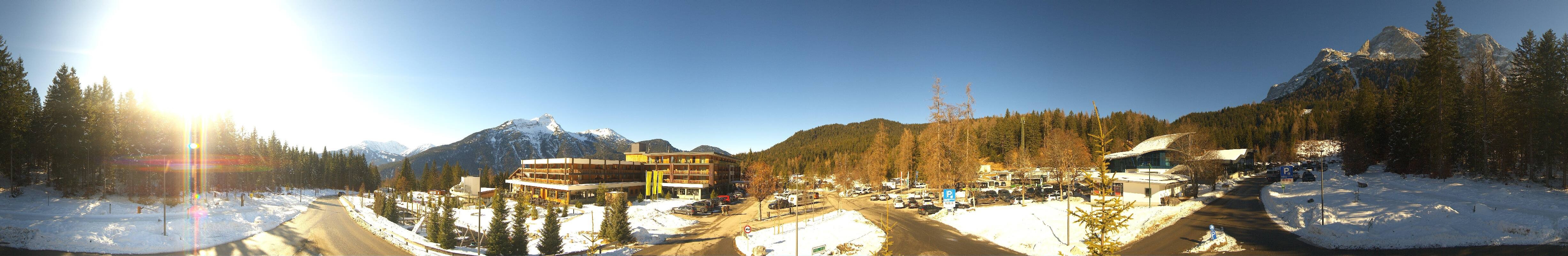 Archiv Foto Webcam Tiroler Zugspitzbahn: Talstation in Ehrwald