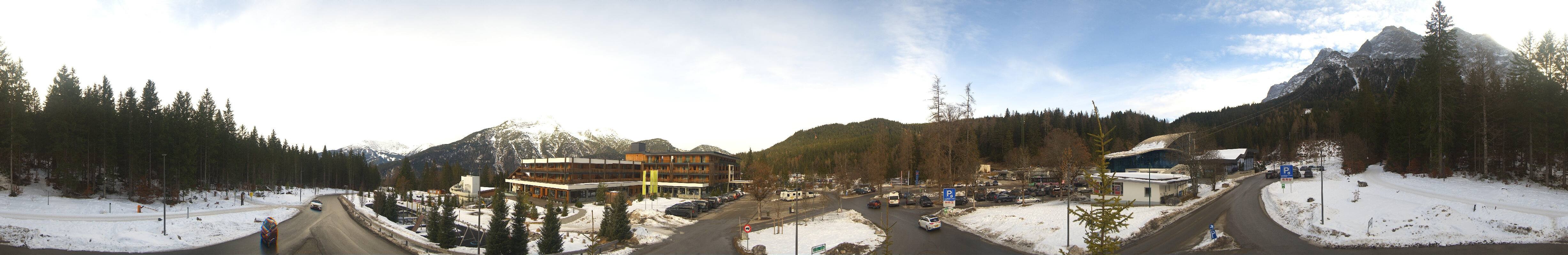 Archiv Foto Webcam Tiroler Zugspitzbahn: Talstation in Ehrwald