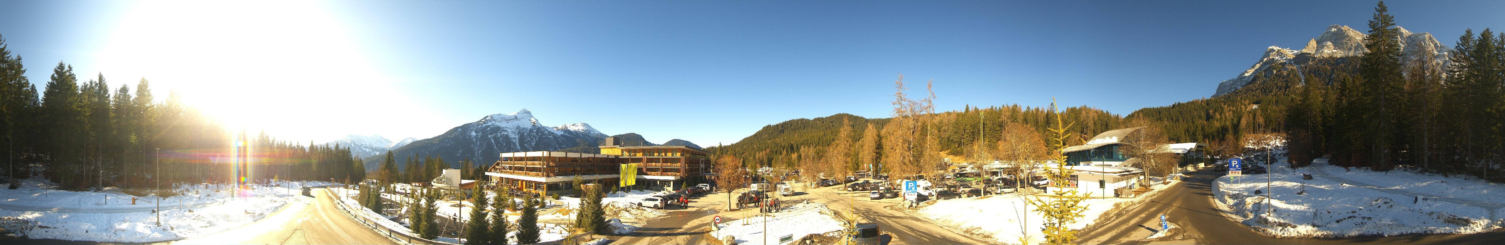 Archiv Foto Webcam Tiroler Zugspitzbahn: Talstation in Ehrwald