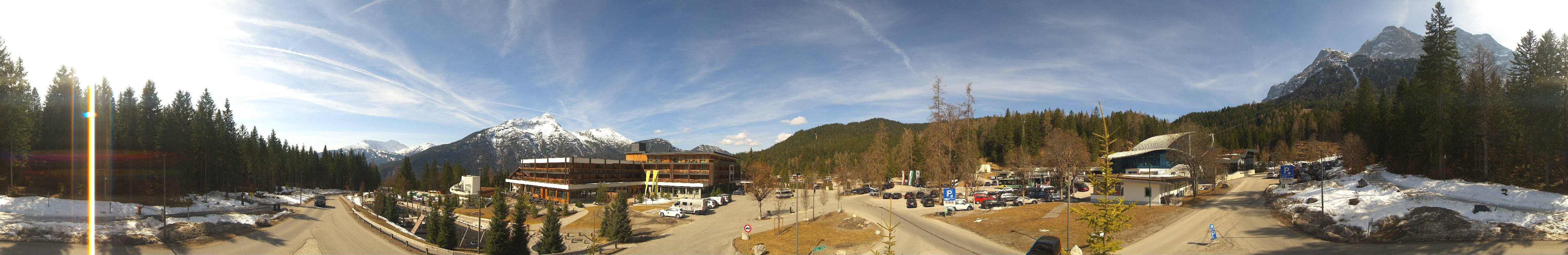 Archiv Foto Webcam Tiroler Zugspitzbahn: Talstation in Ehrwald