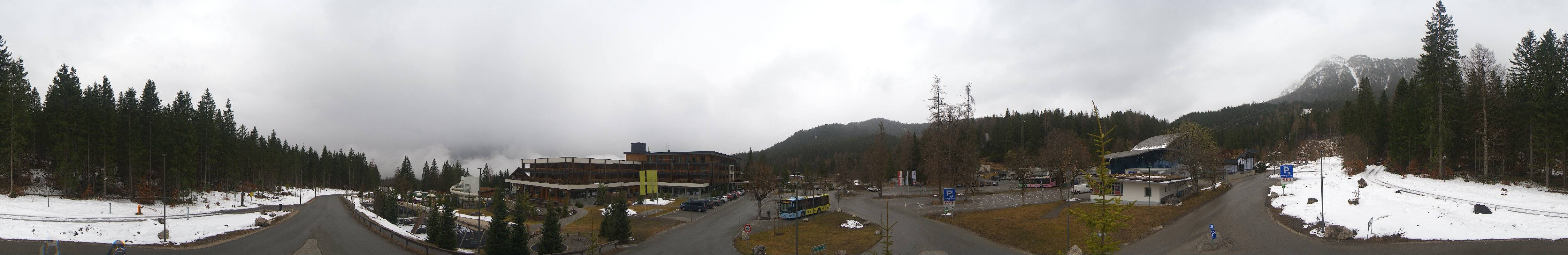 Archiv Foto Webcam Tiroler Zugspitzbahn: Talstation in Ehrwald