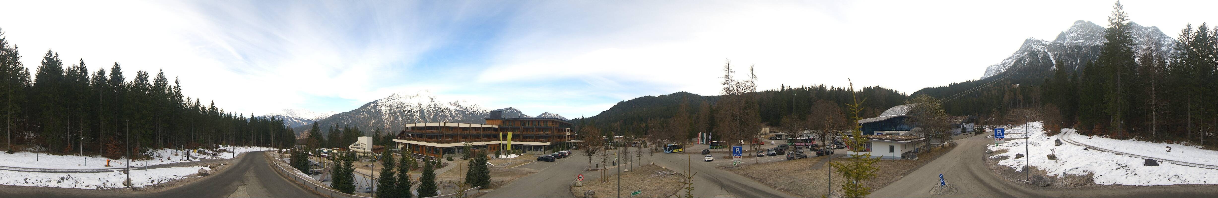 Archiv Foto Webcam Tiroler Zugspitzbahn: Talstation in Ehrwald