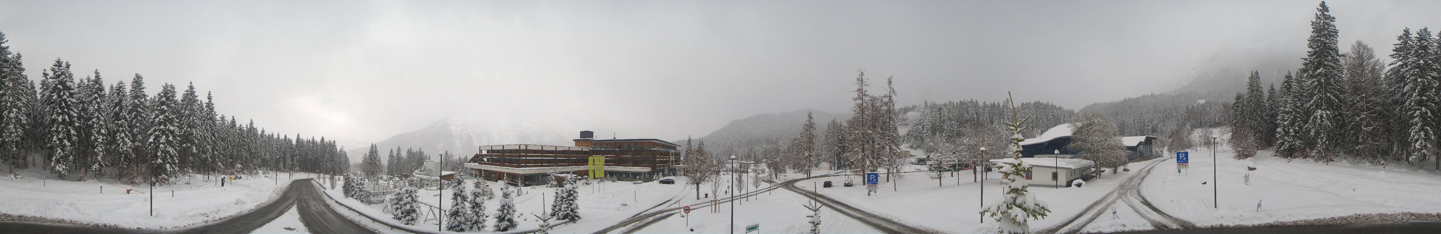 Archiv Foto Webcam Tiroler Zugspitzbahn: Talstation in Ehrwald