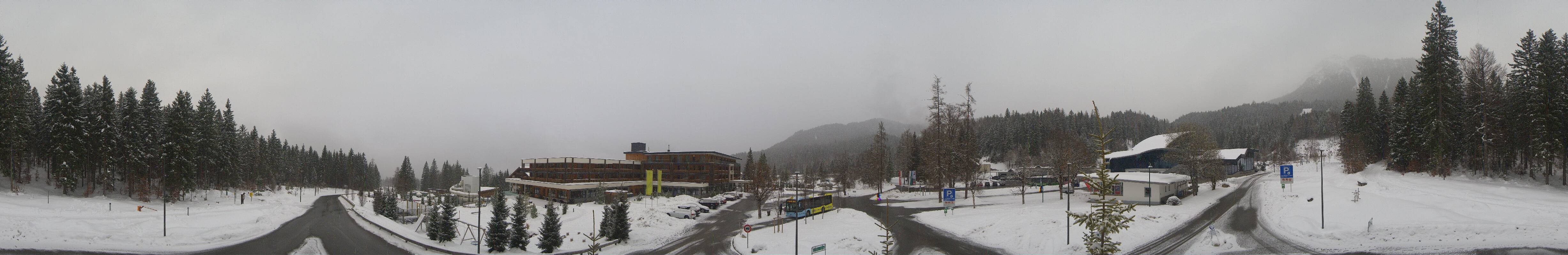 Archiv Foto Webcam Tiroler Zugspitzbahn: Talstation in Ehrwald